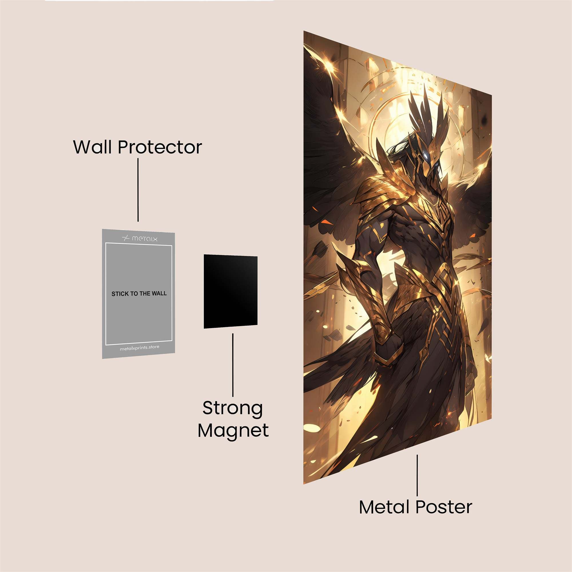 Anubis Ascends Safe Wall Magnetic / M