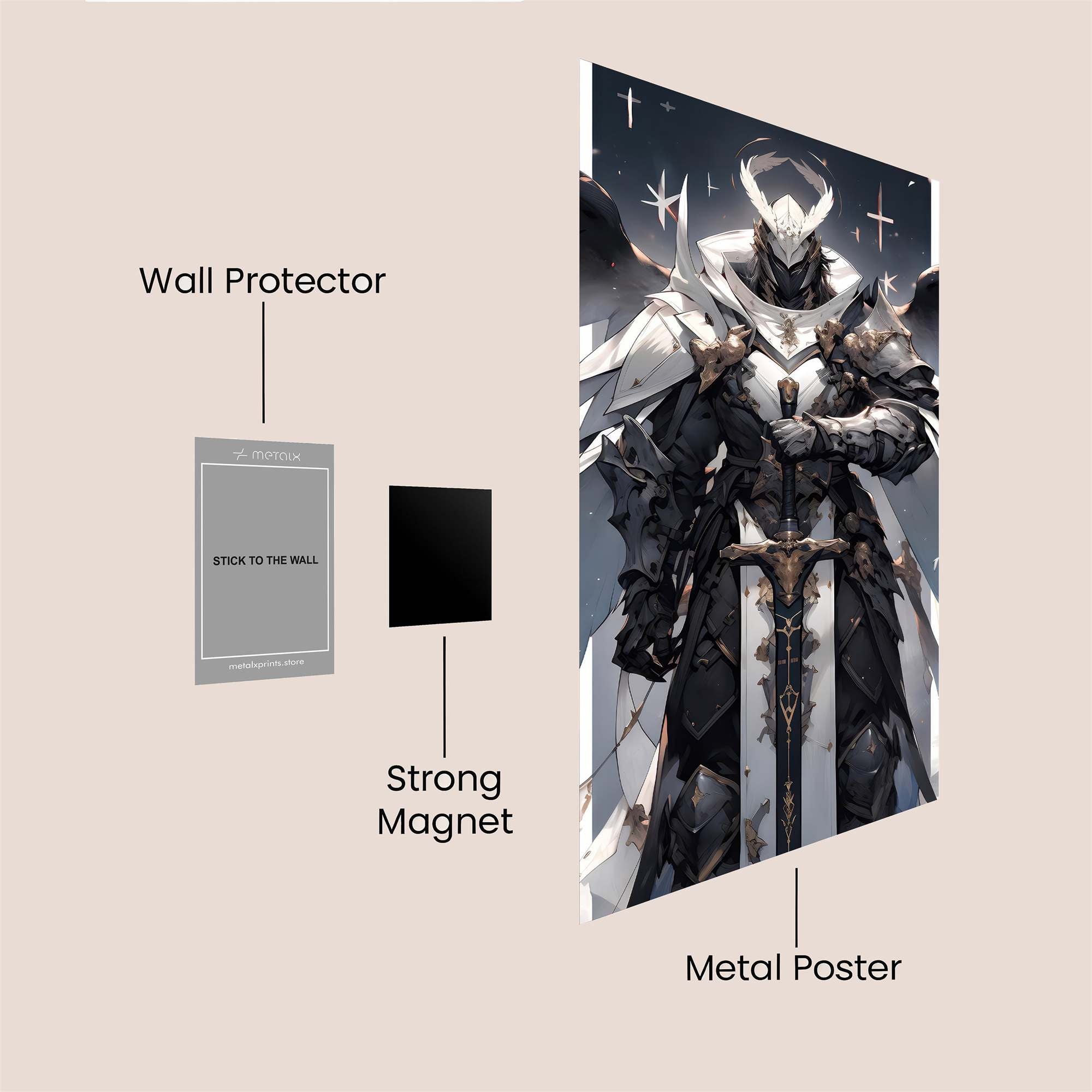 Divine Sentinel Safe Wall Magnetic / M