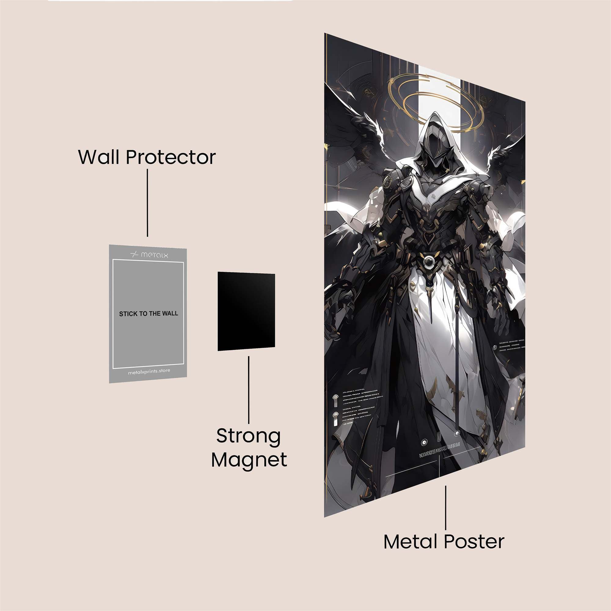 Archangel Serenity Safe Wall Magnetic / M
