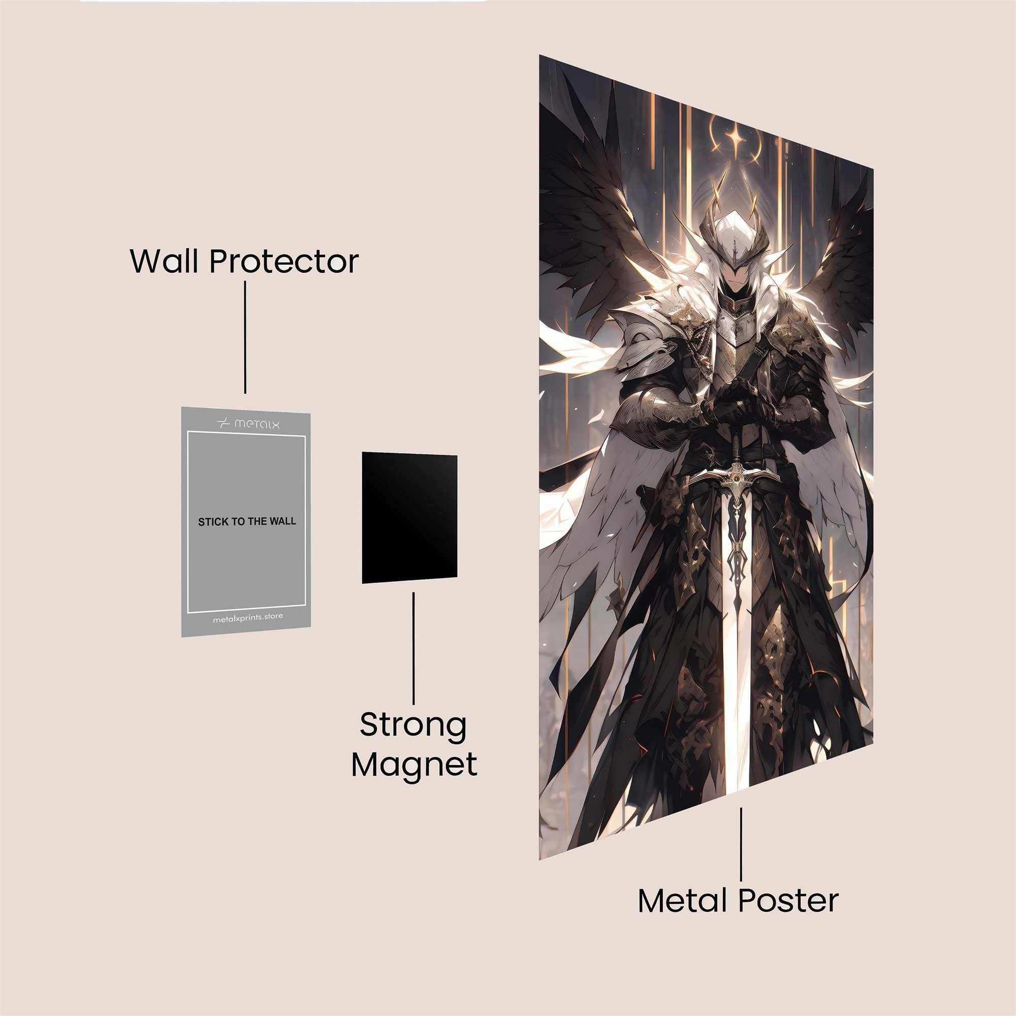 Archangel Solemn Safe Wall Magnetic / M