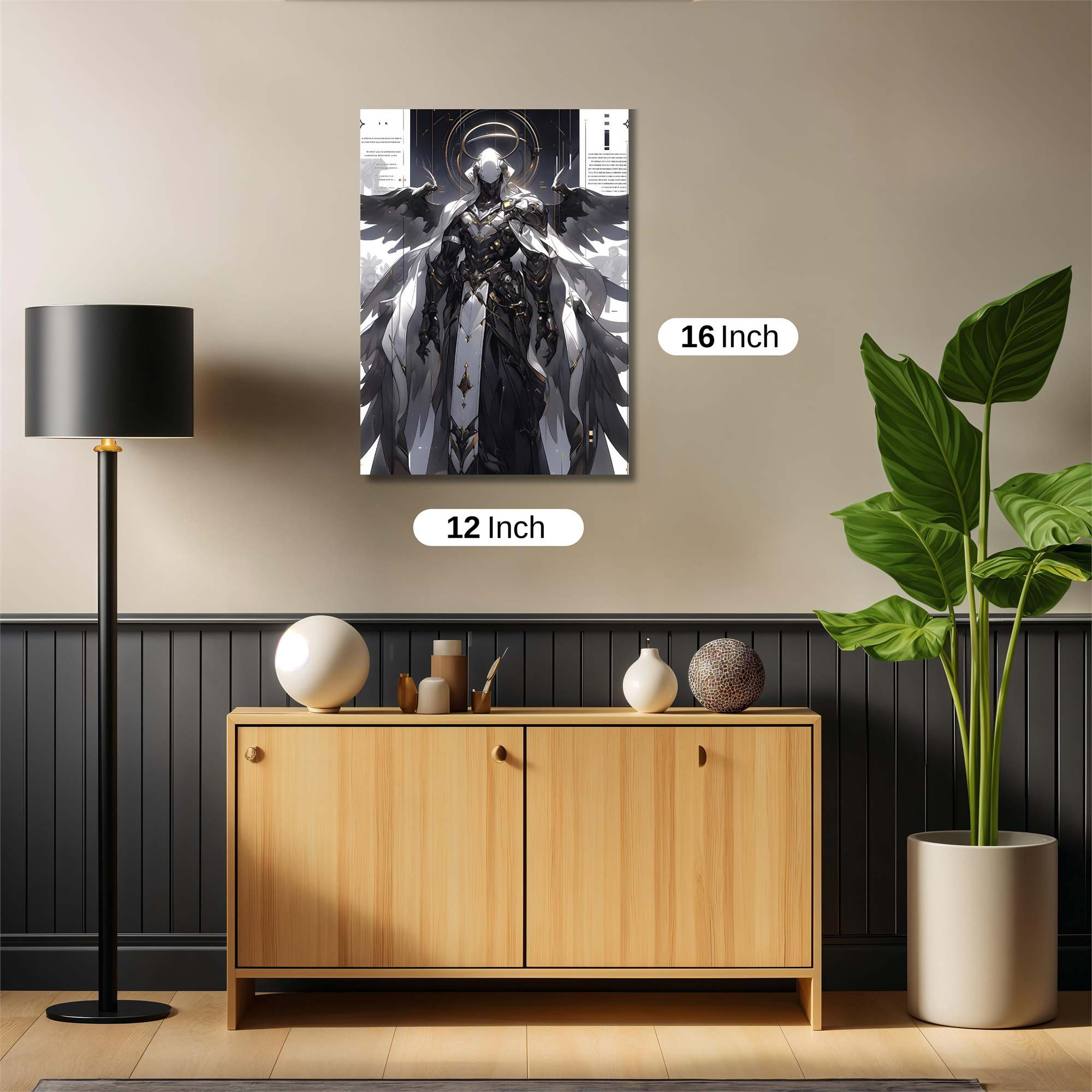 Angel Somber Safe Wall Magnetic / M