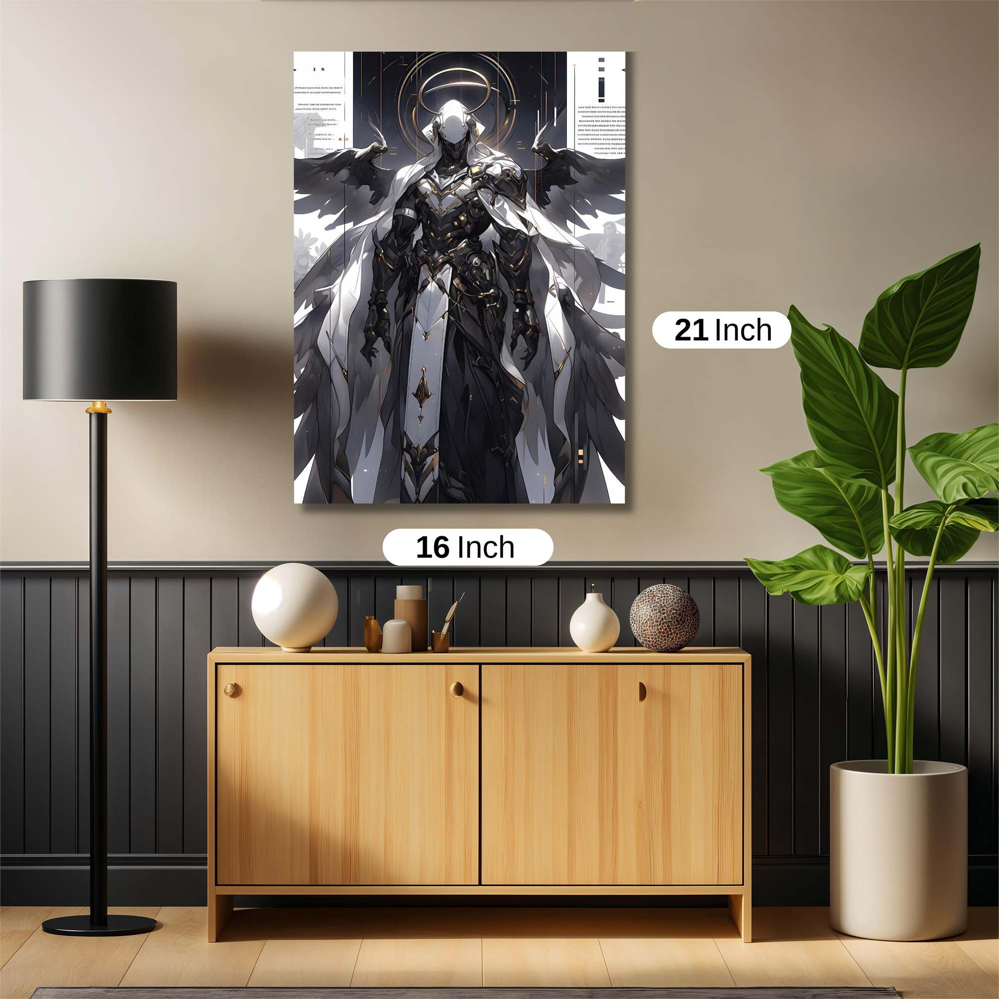Angel Somber Safe Wall Magnetic / M