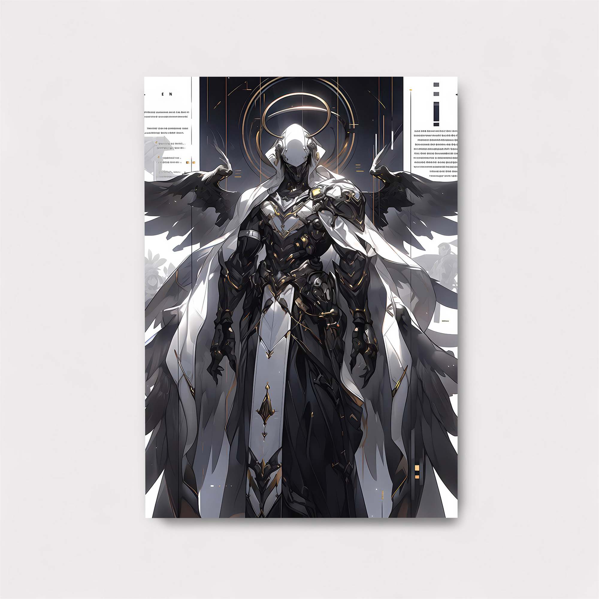 Angel Somber Safe Wall Magnetic / M