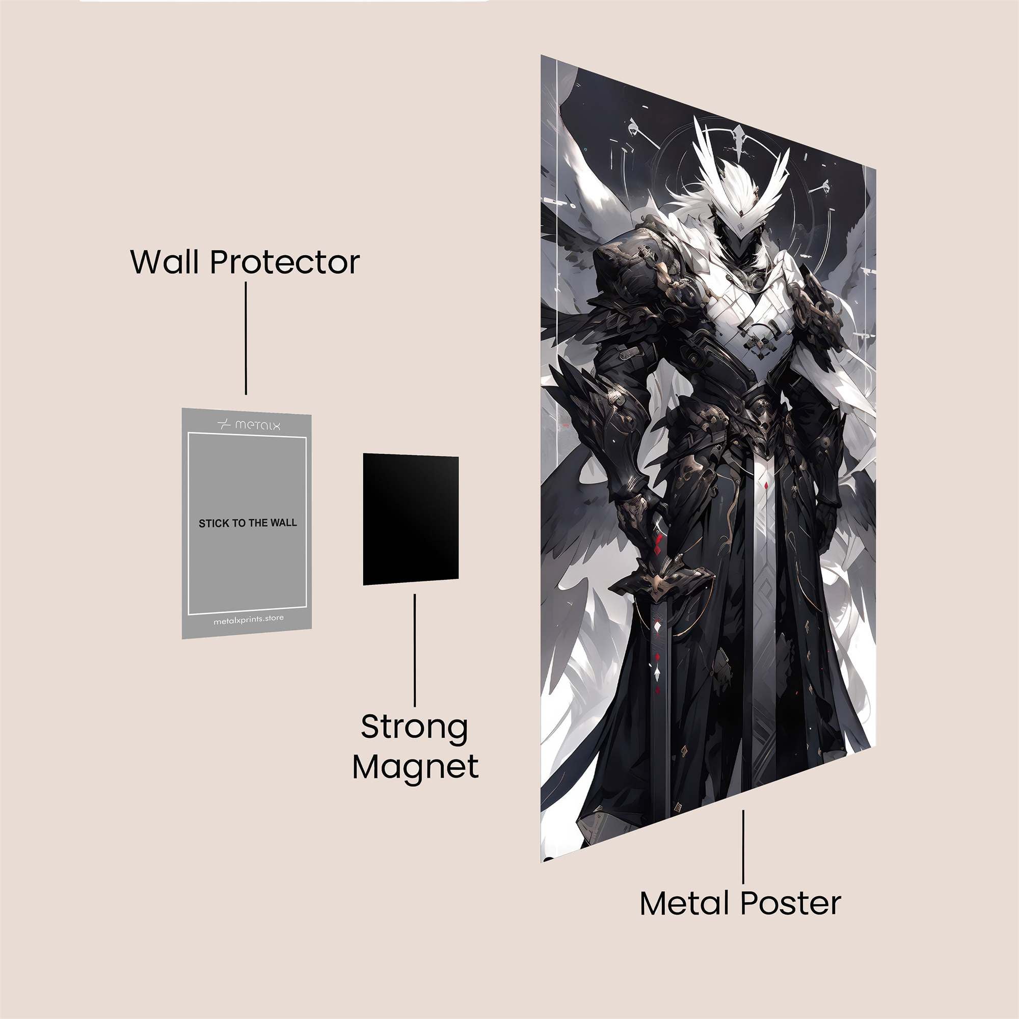 Archangel Wrath Safe Wall Magnetic / M