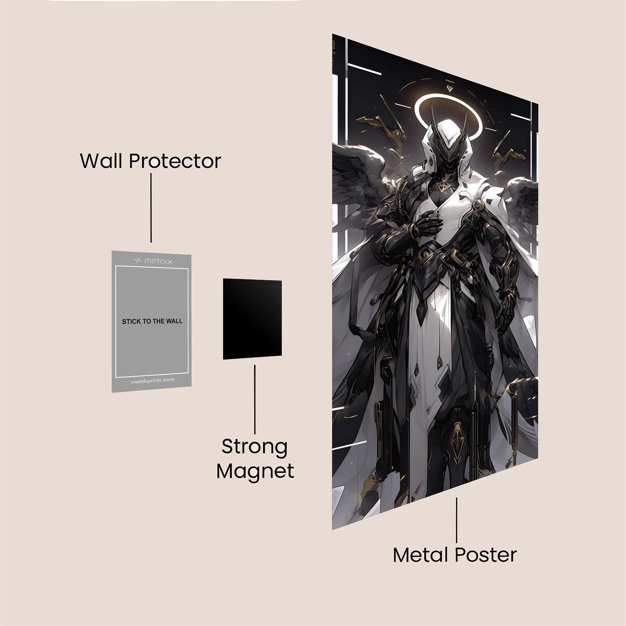 Angel Enigma Safe Wall Magnetic / M