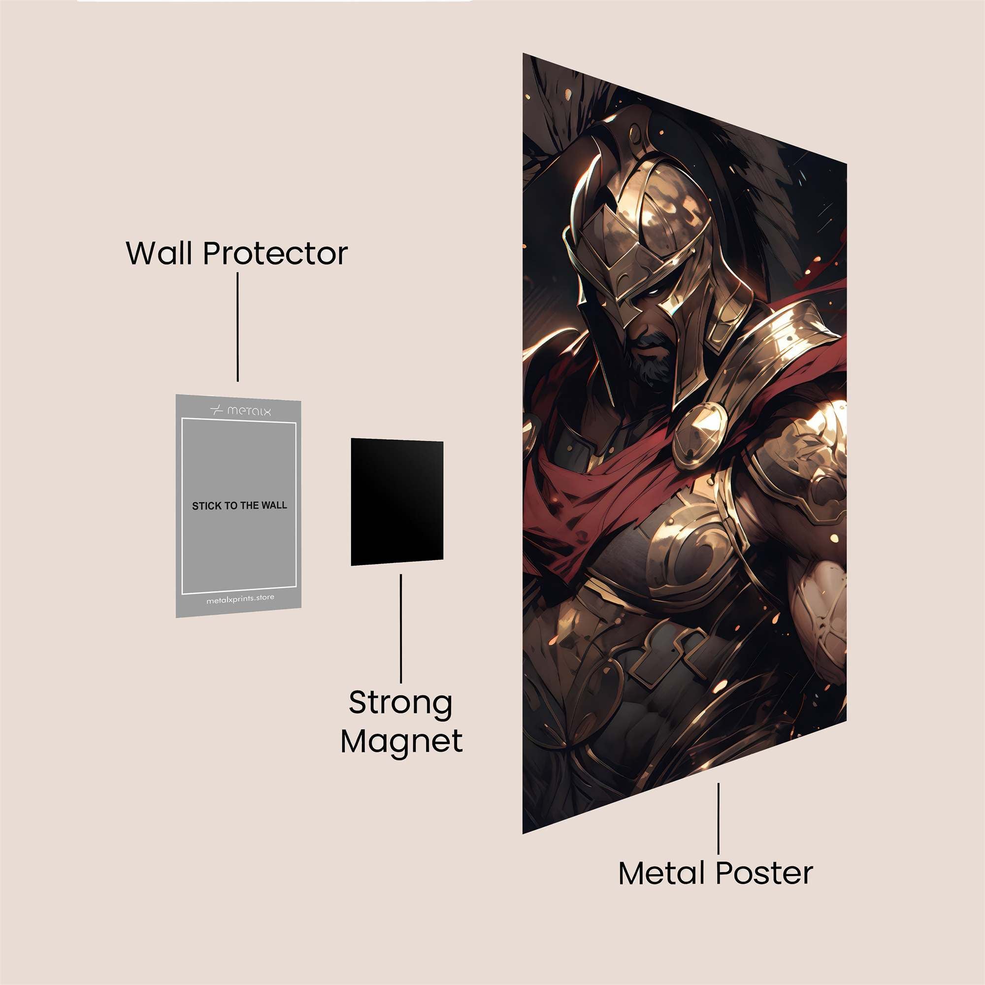 Achilles Resolute Safe Wall Magnetic / M