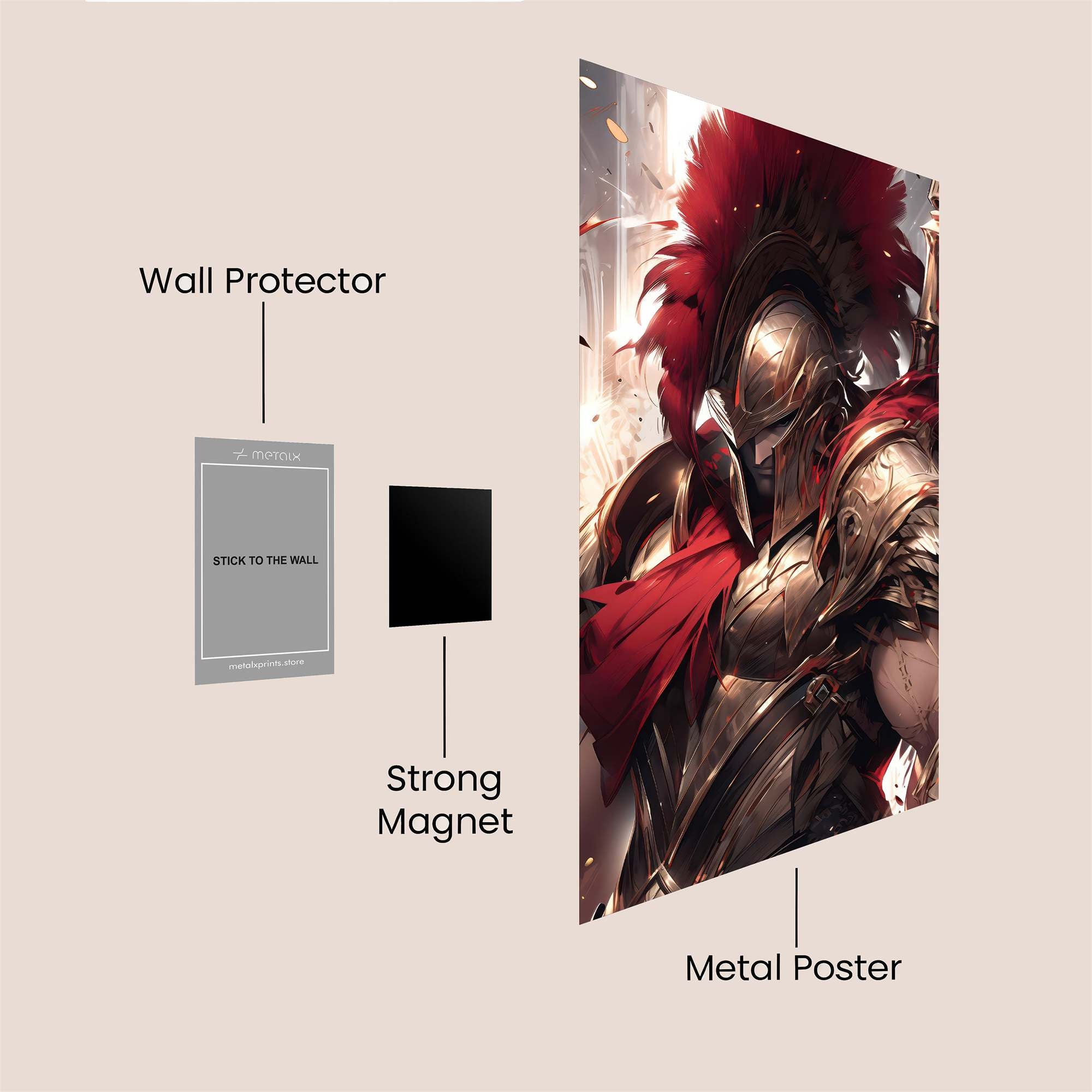 Achilles Resolute Safe Wall Magnetic / M