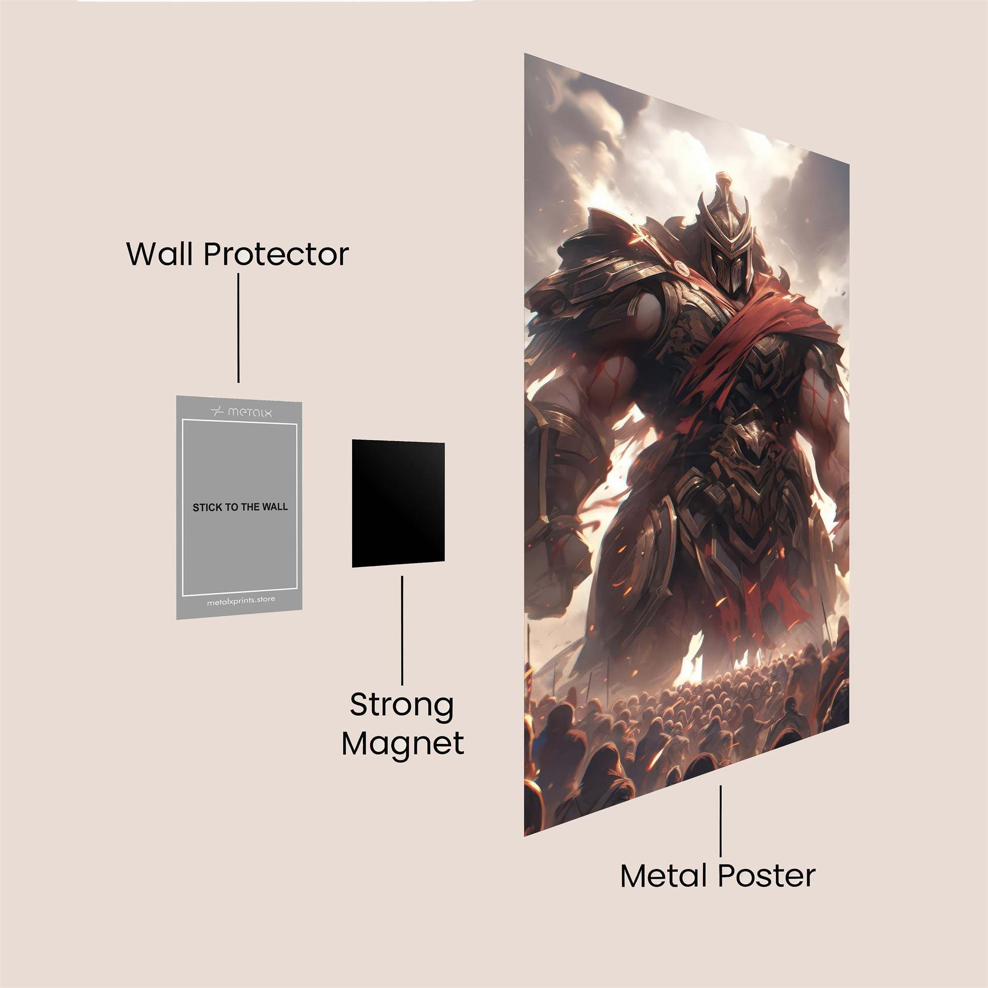 Titanic Wrath Safe Wall Magnetic / M