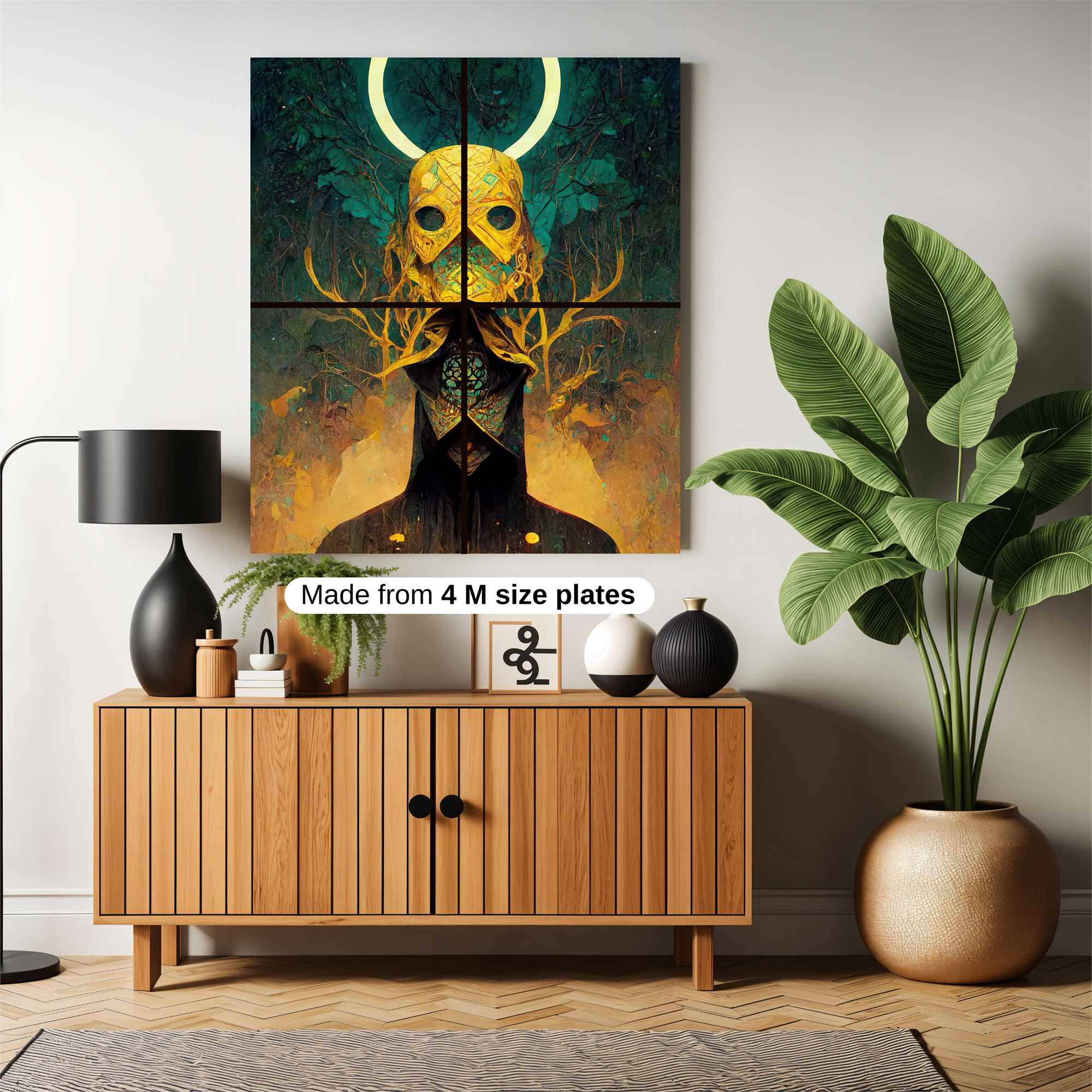 Masked Mystery Safe Wall Magnetic / M