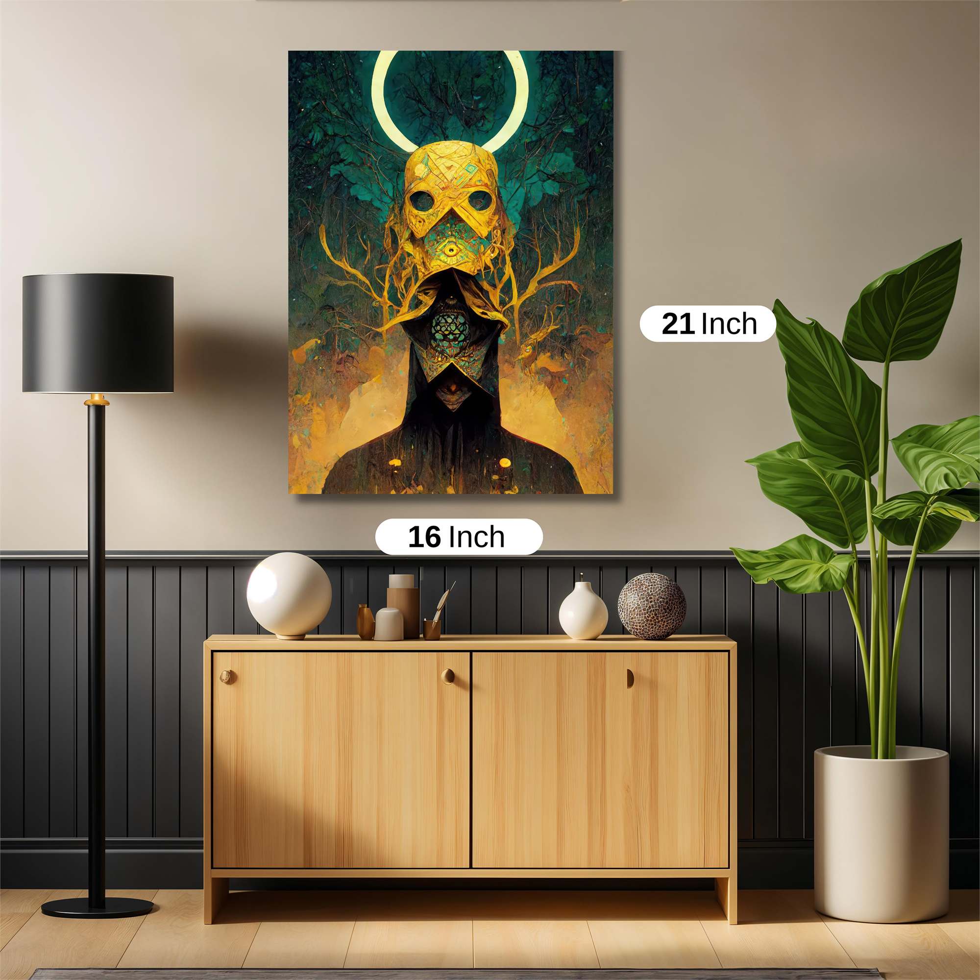 Masked Mystery Safe Wall Magnetic / M