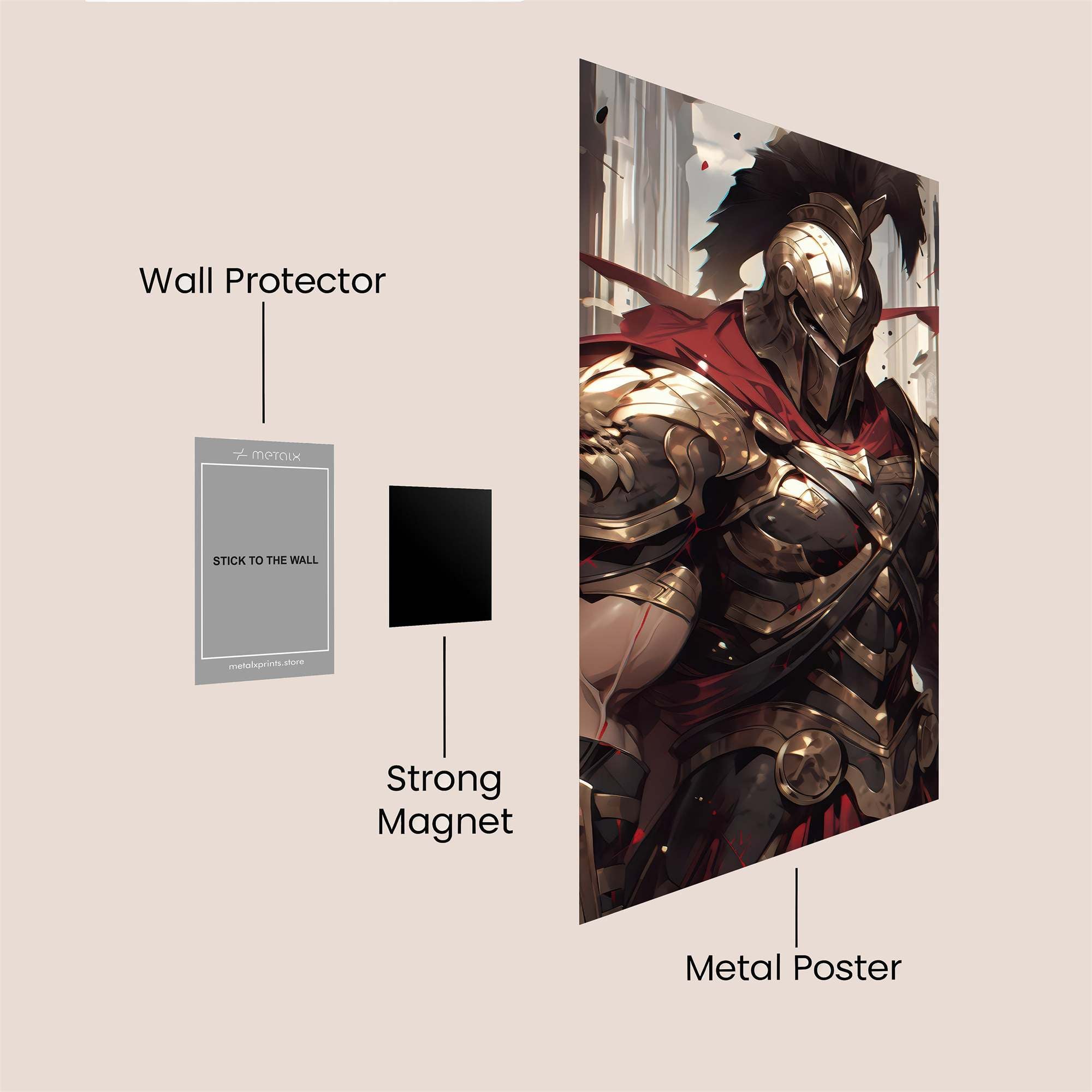 Achilles Resolute Safe Wall Magnetic / M