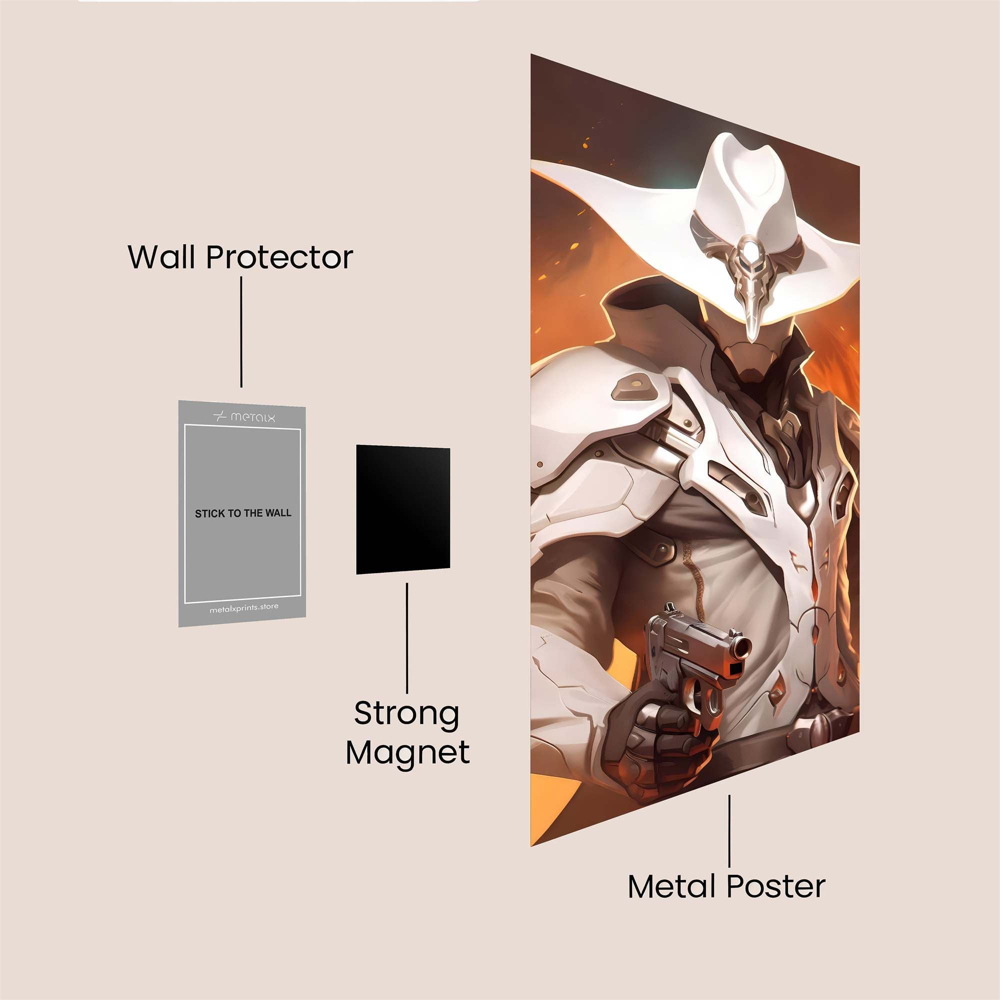 McCree Inferno Safe Wall Magnetic / M
