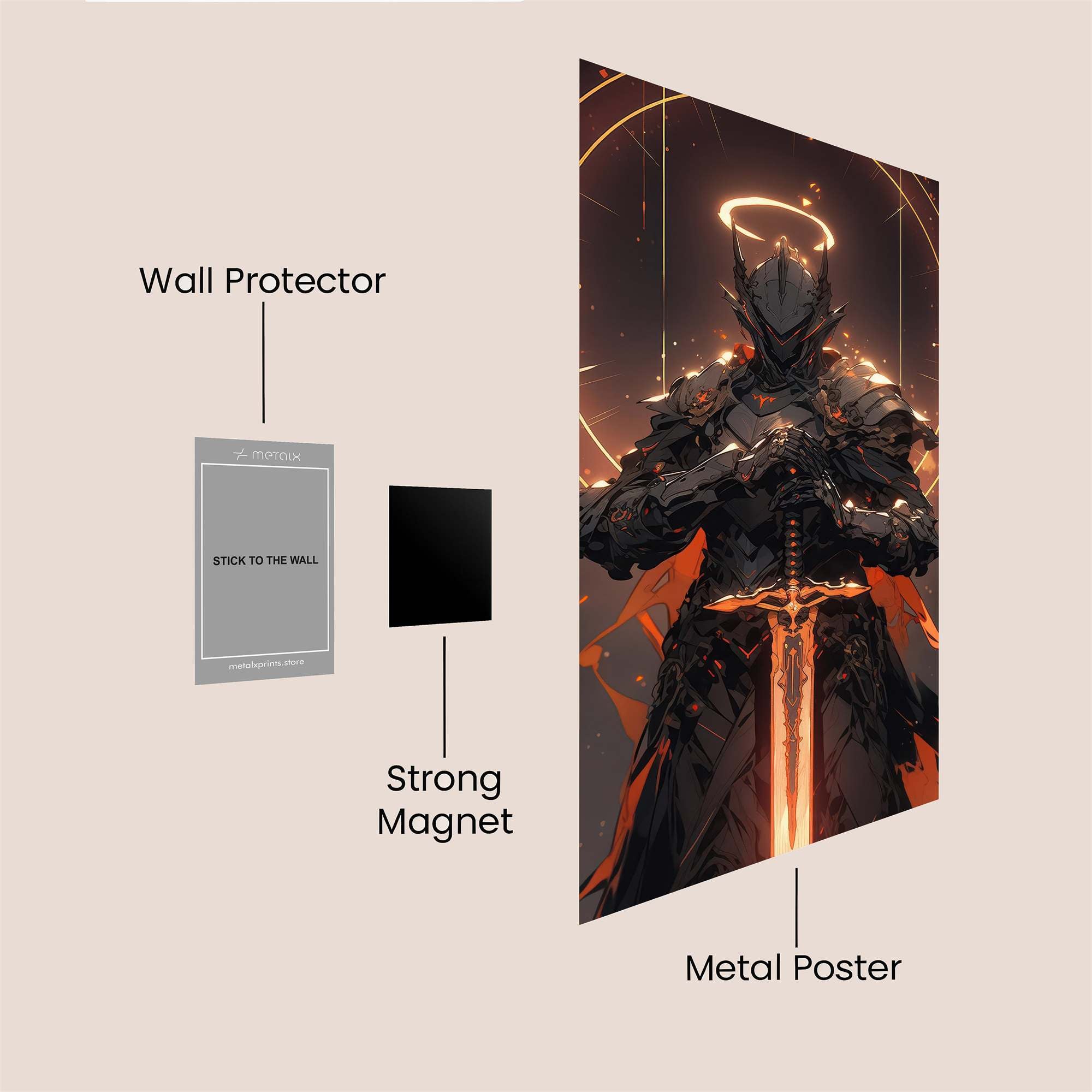 Knight Radiance Safe Wall Magnetic / M