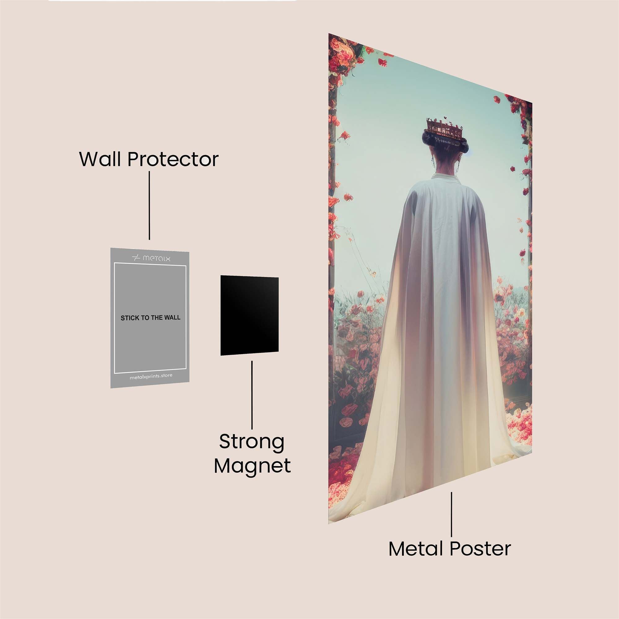 Queenly Serenity Safe Wall Magnetic / M