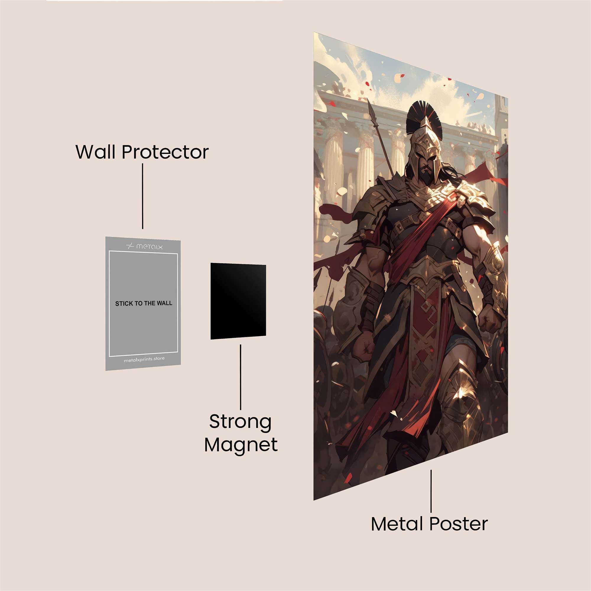 Spartan Triumph Safe Wall Magnetic / M