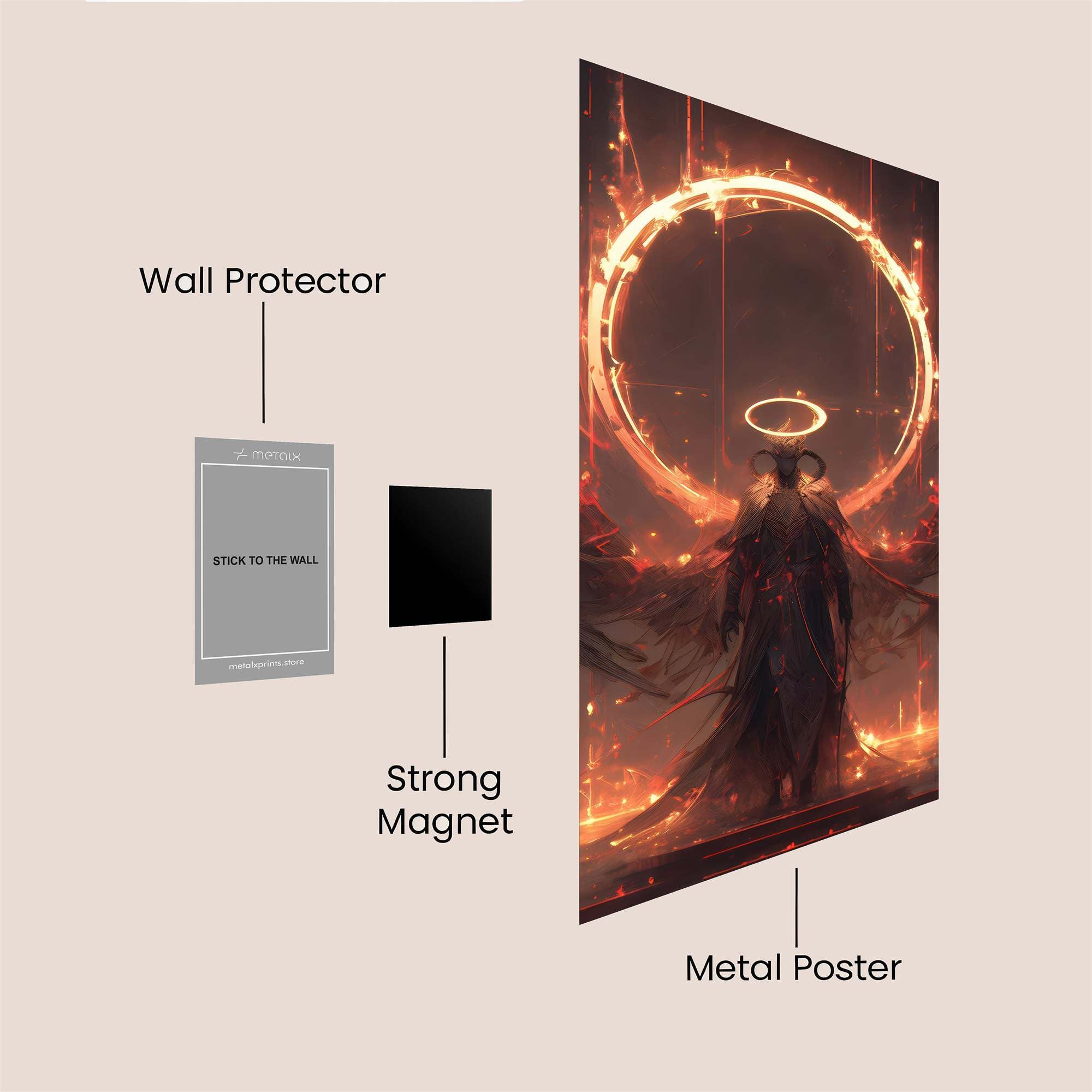 Demon Halo Safe Wall Magnetic / M