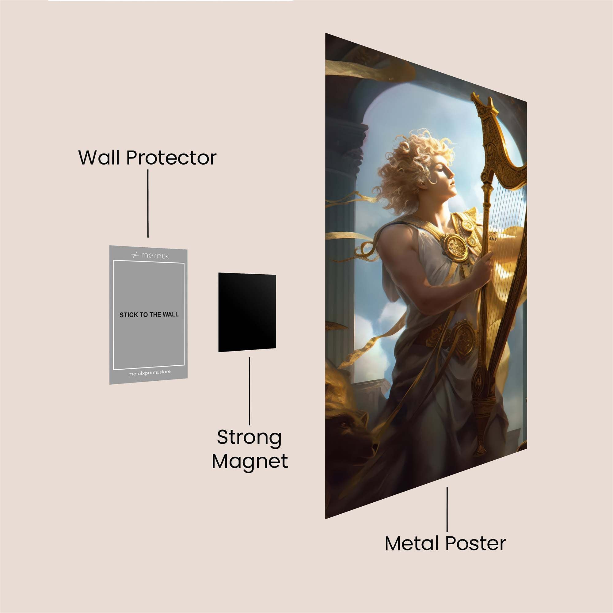 Apollo Radiant Safe Wall Magnetic / M