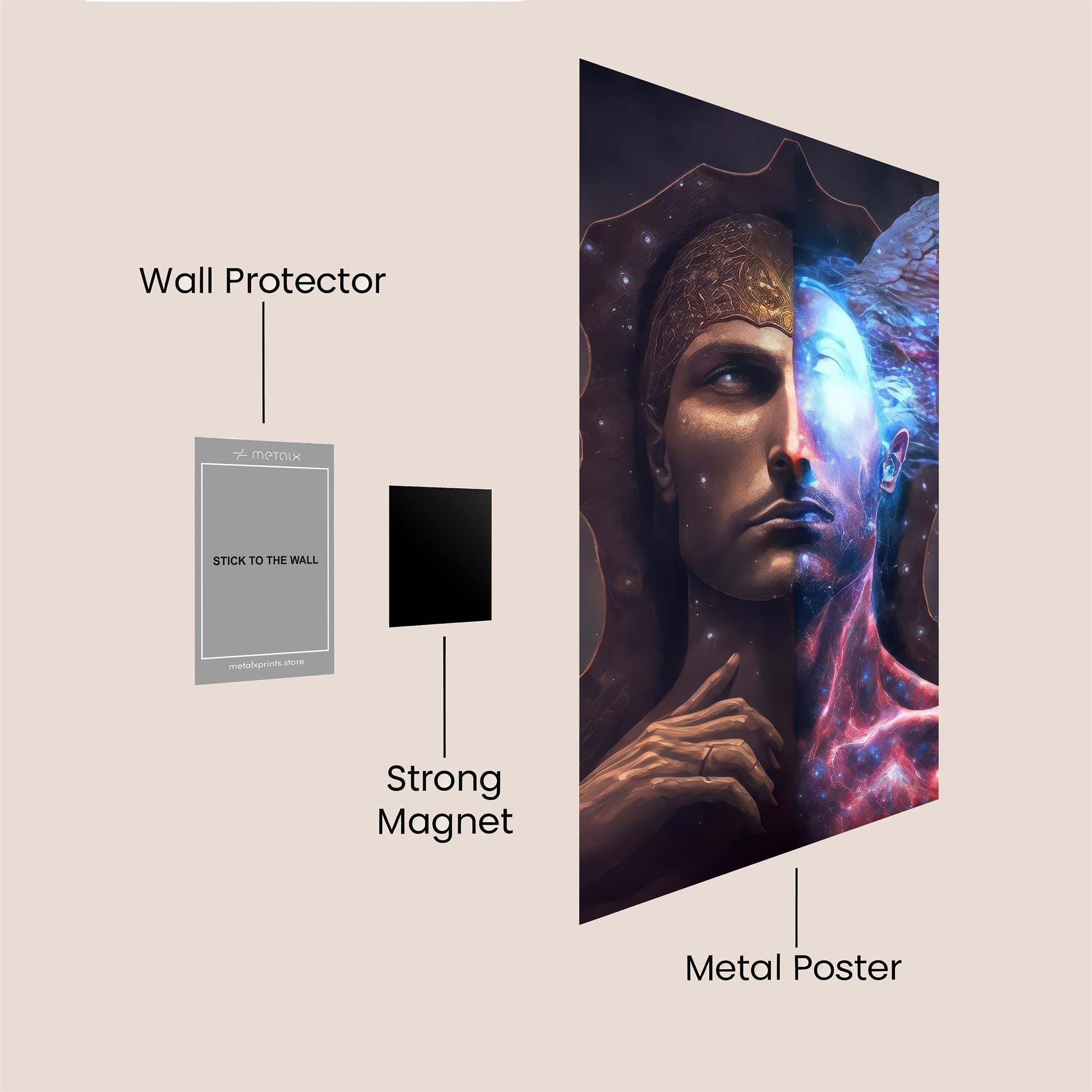 CosmicDuality Safe Wall Magnetic / M