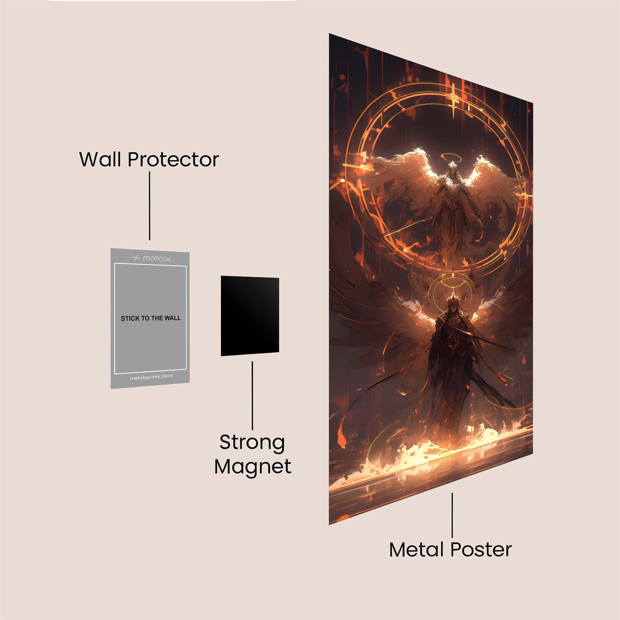 Seraphic Wrath Safe Wall Magnetic / M