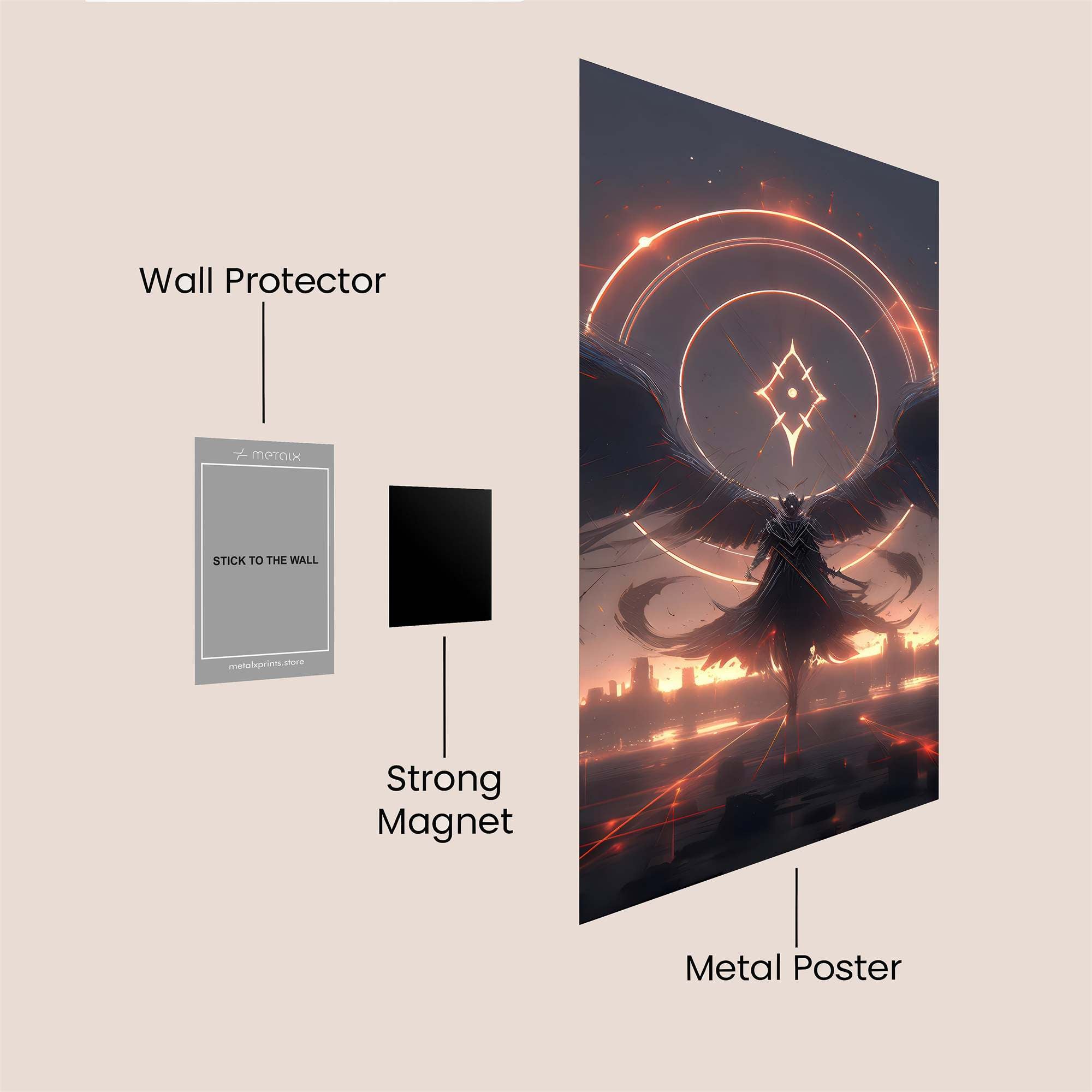 Angelic Enigma Safe Wall Magnetic / M