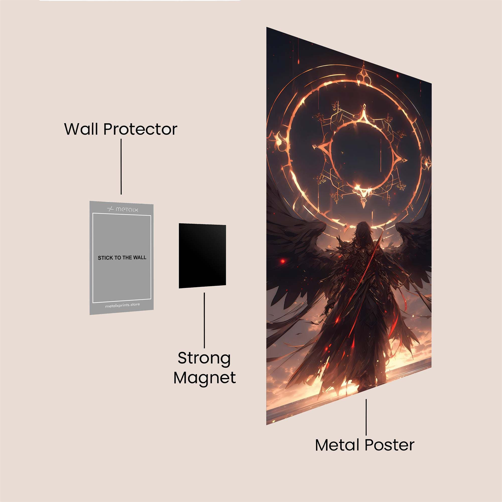 Dark Ascension Safe Wall Magnetic / M