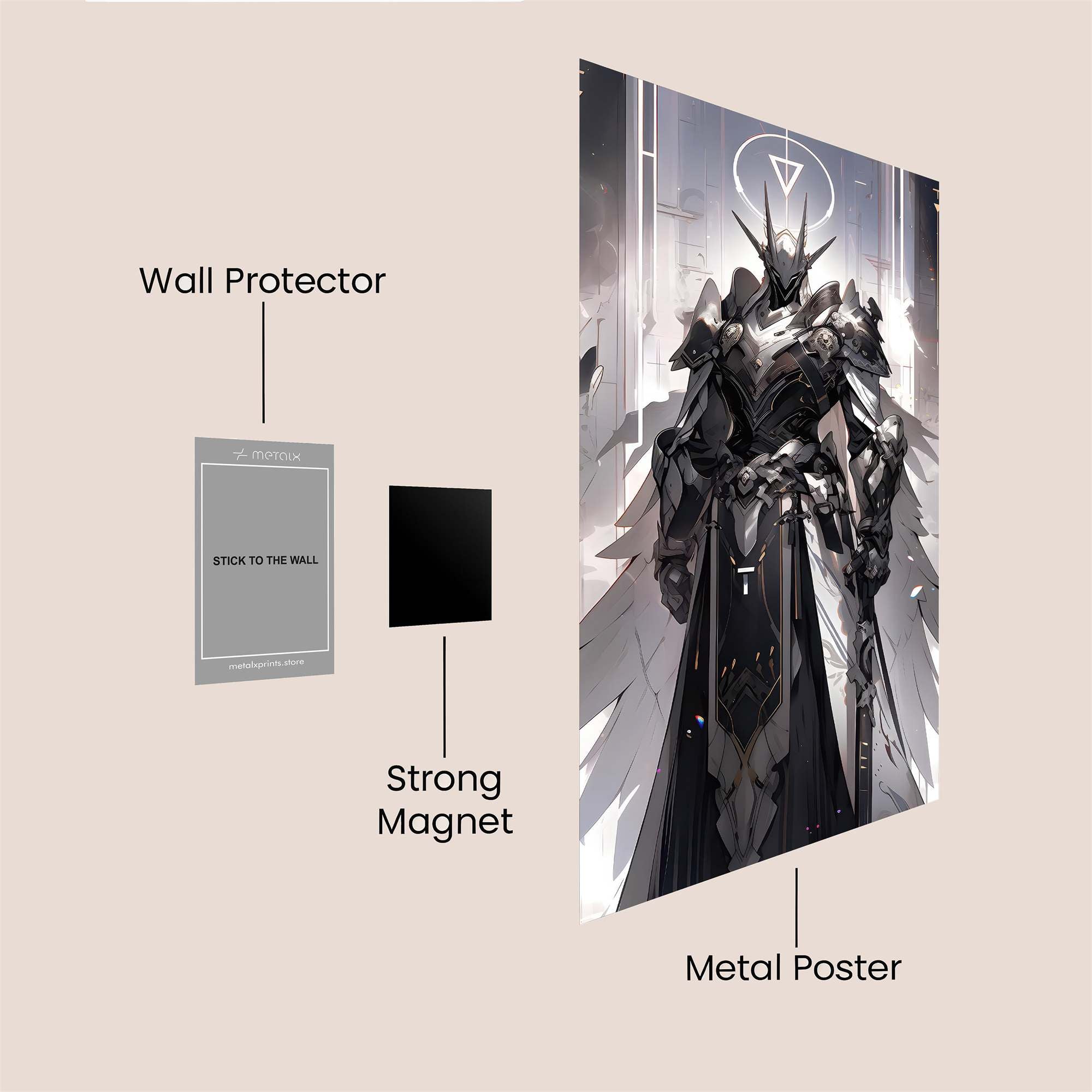 Knightly Serenity Safe Wall Magnetic / M