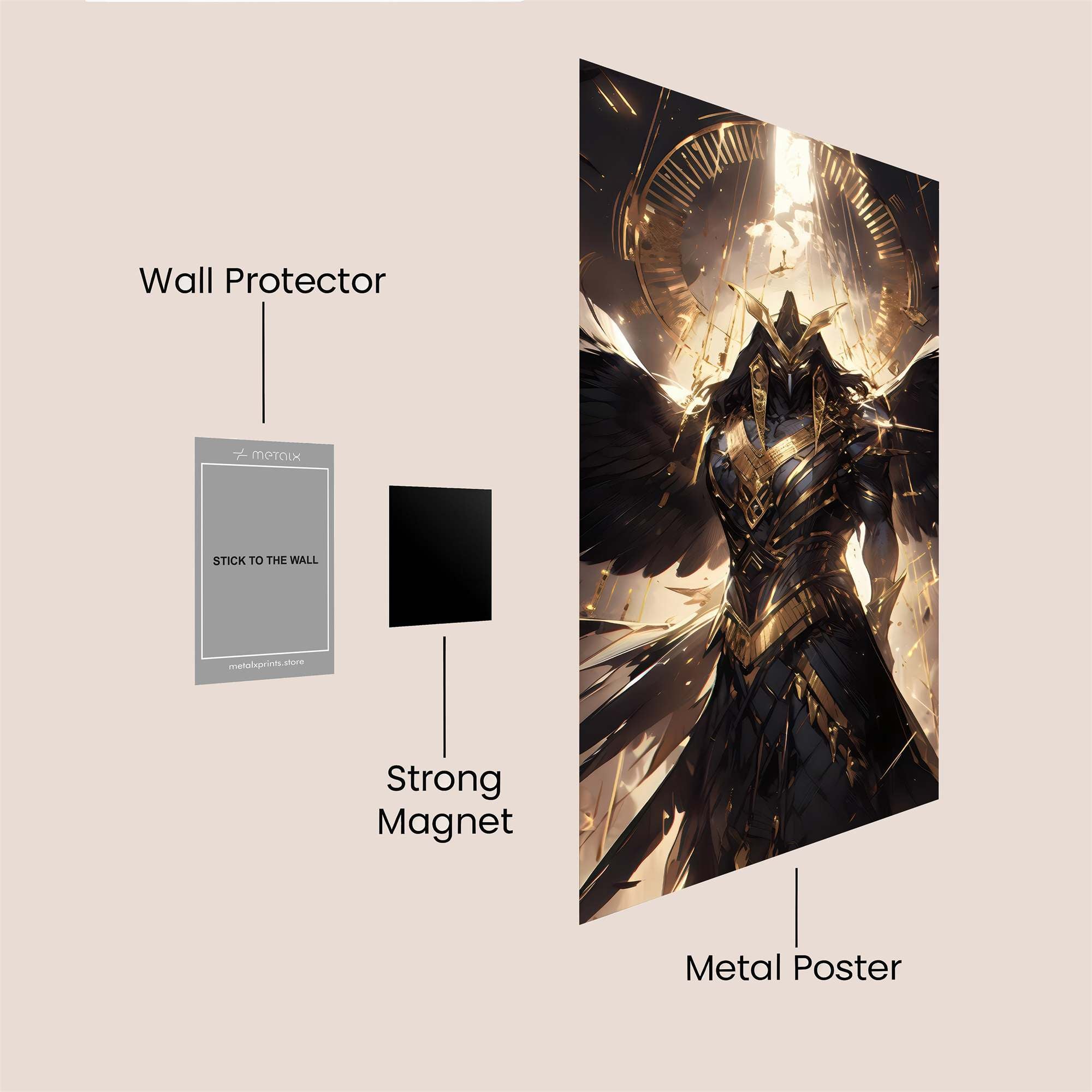 Anubis Ascendant Safe Wall Magnetic / M