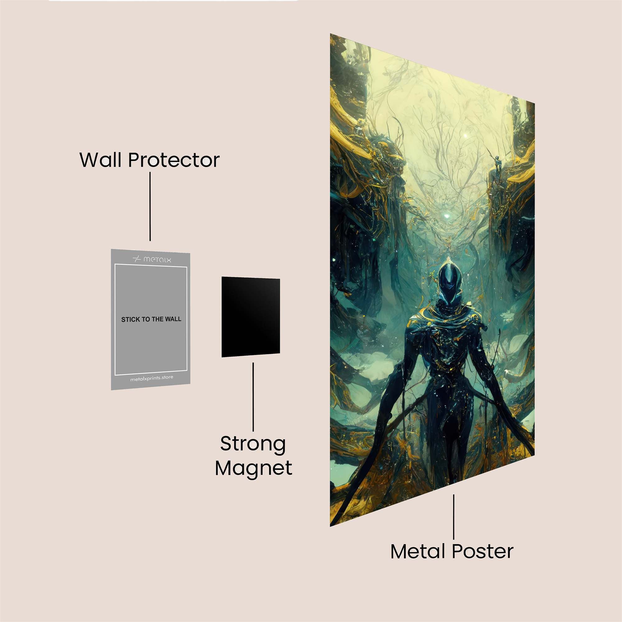 Knight Ascent Safe Wall Magnetic / M