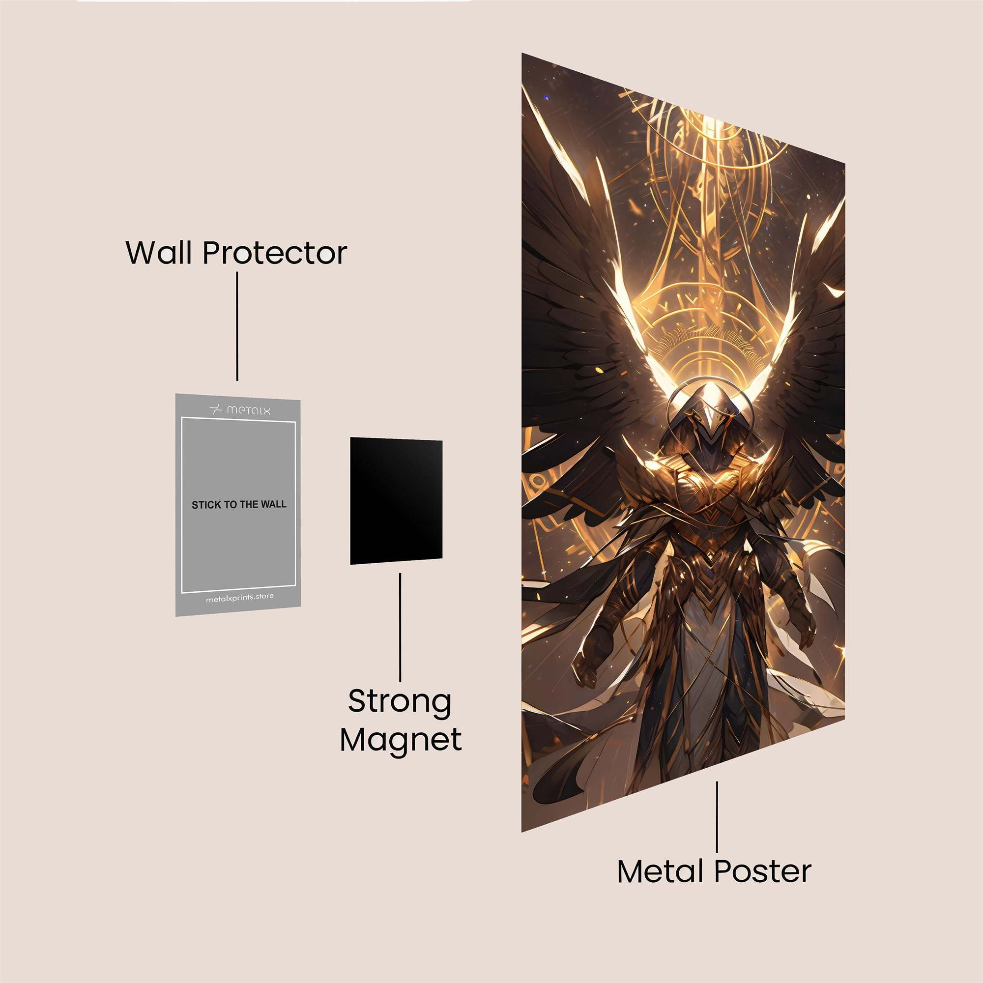 Seraphic Radiance Safe Wall Magnetic / M