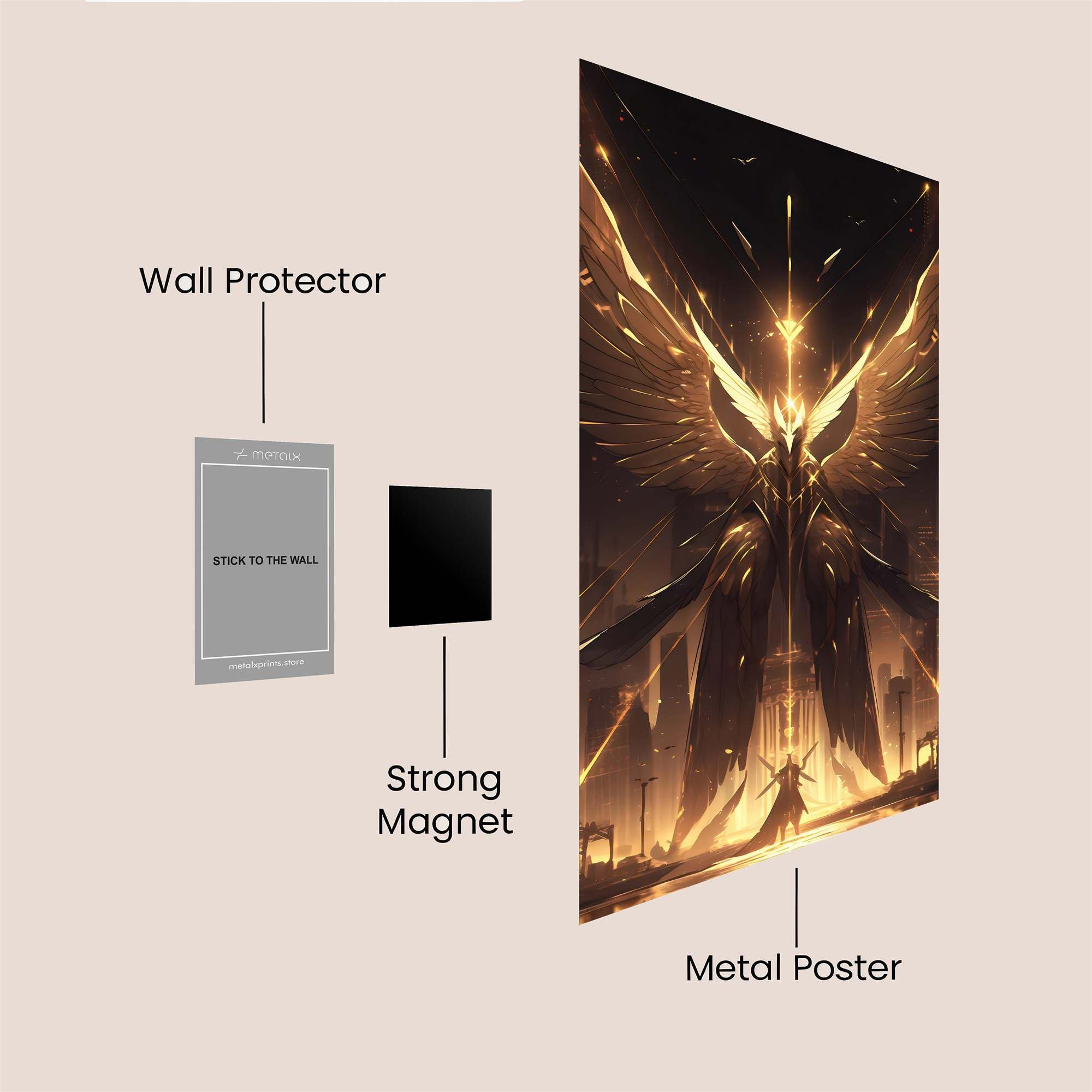 Seraphim Radiance Safe Wall Magnetic / M