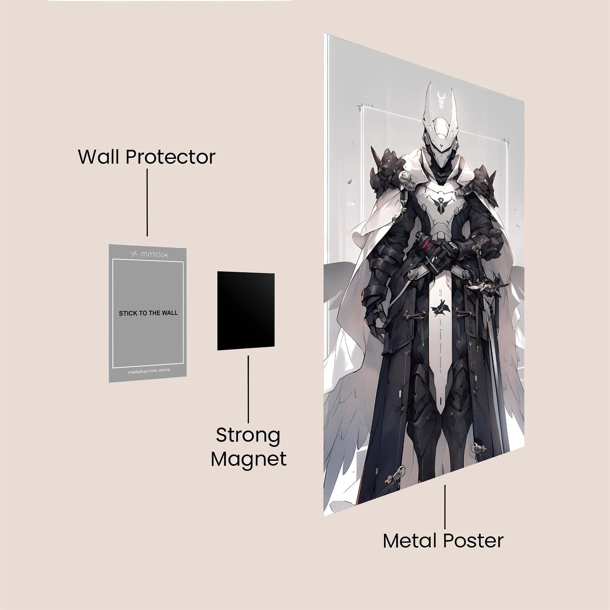Knight Serenity Safe Wall Magnetic / M