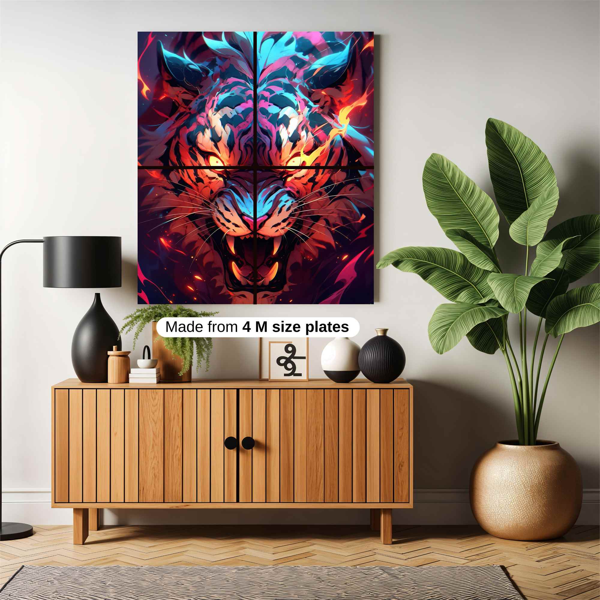 Tiger Blaze Safe Wall Magnetic / M