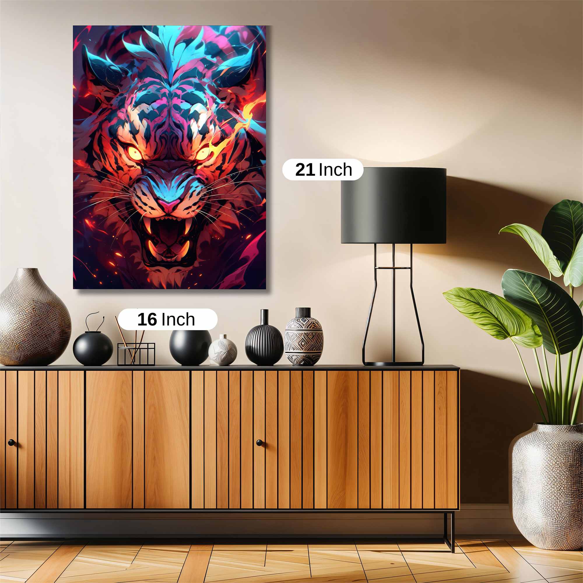Tiger Blaze Safe Wall Magnetic / M