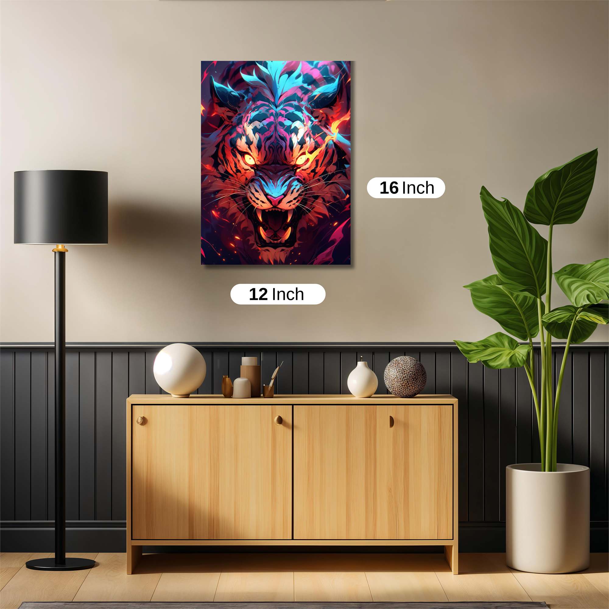 Tiger Blaze Safe Wall Magnetic / M