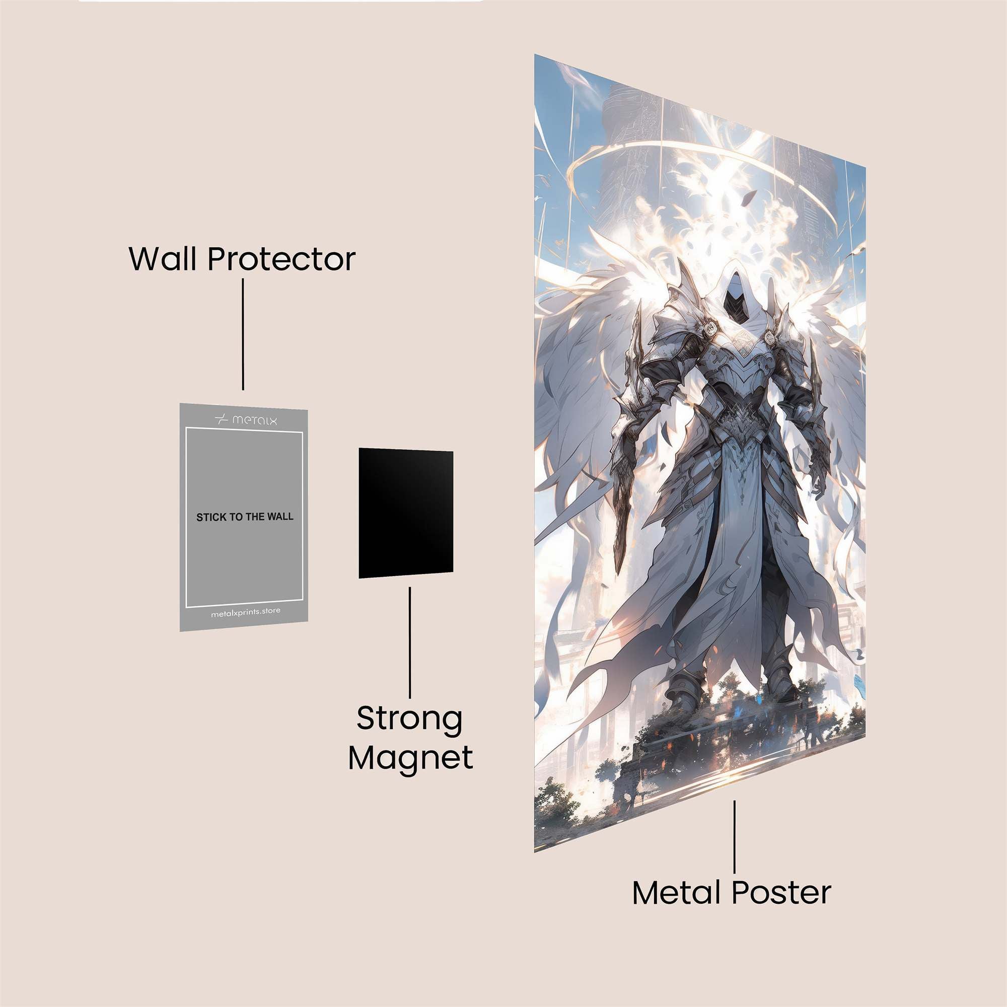 Seraphic Radiance Safe Wall Magnetic / M