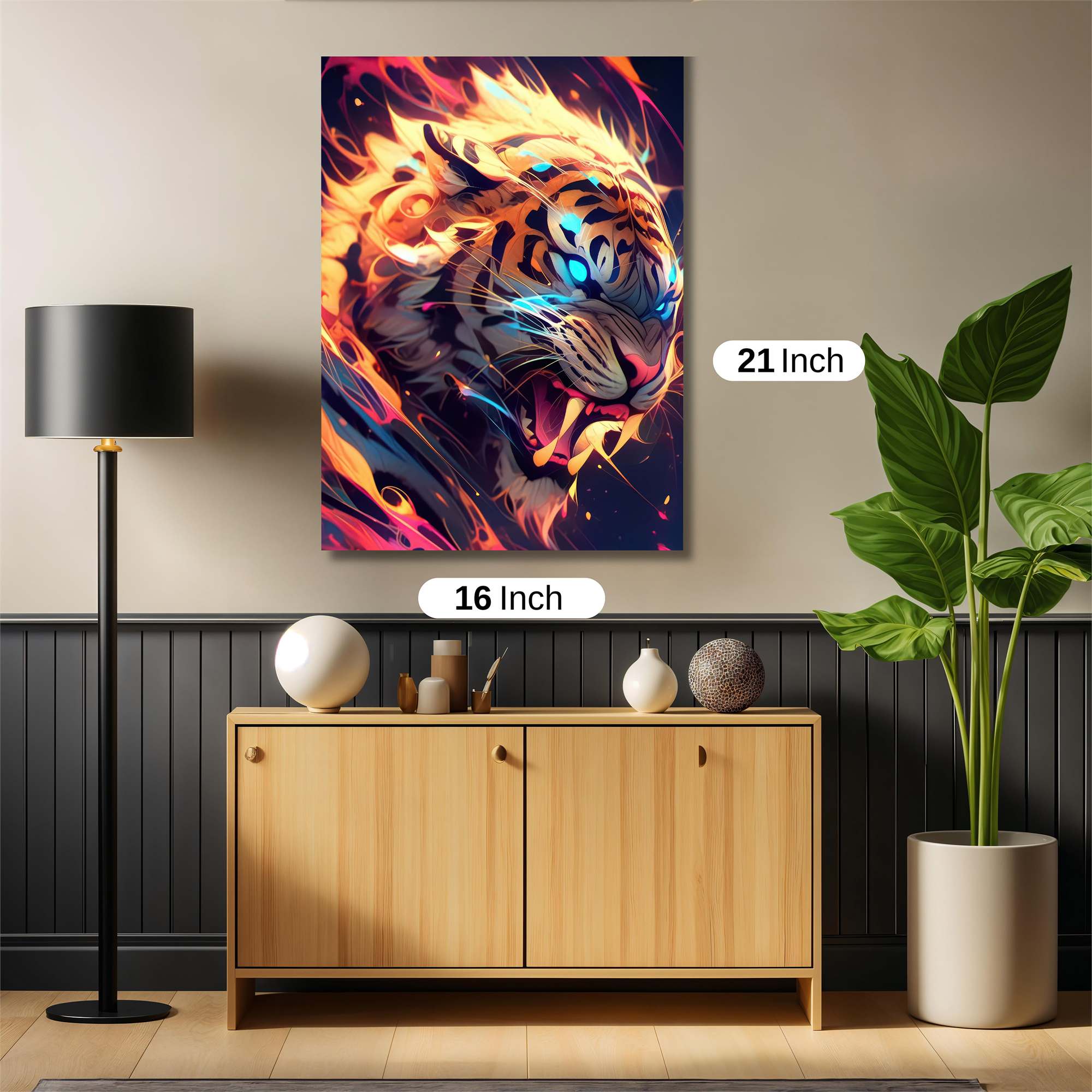 Fiery Majesty Safe Wall Magnetic / M