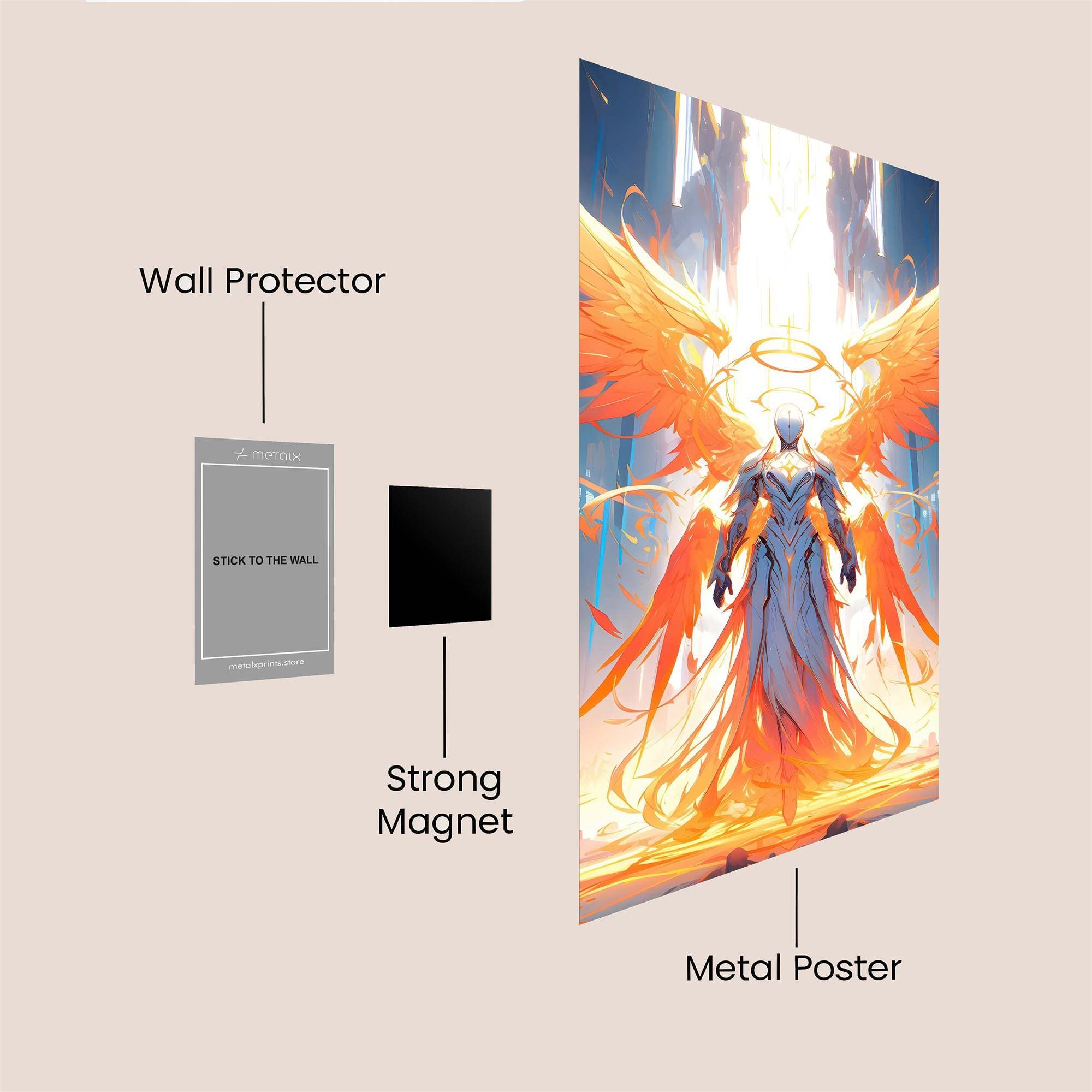 Seraphic Blaze Safe Wall Magnetic / M