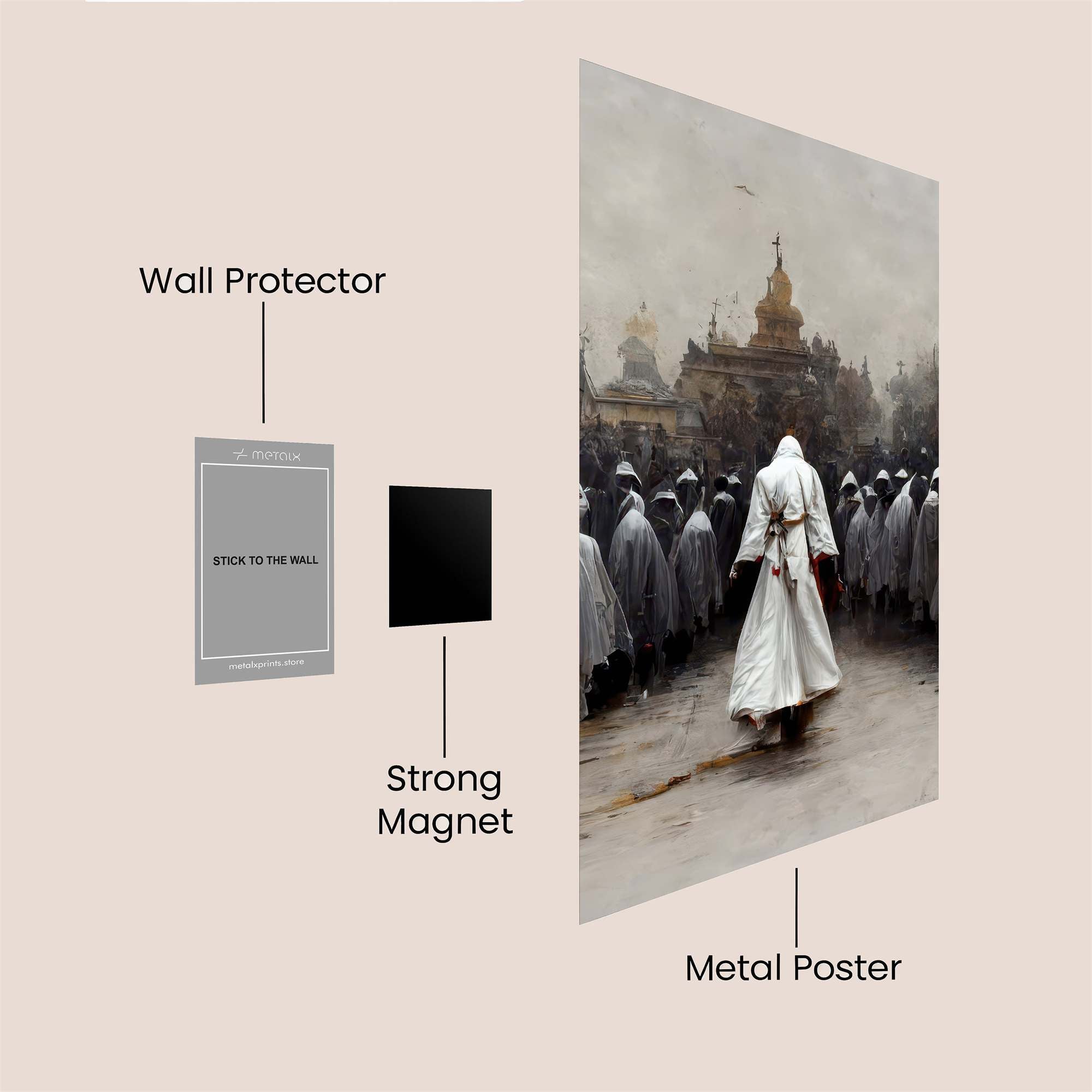 Procession Solitude Safe Wall Magnetic / M