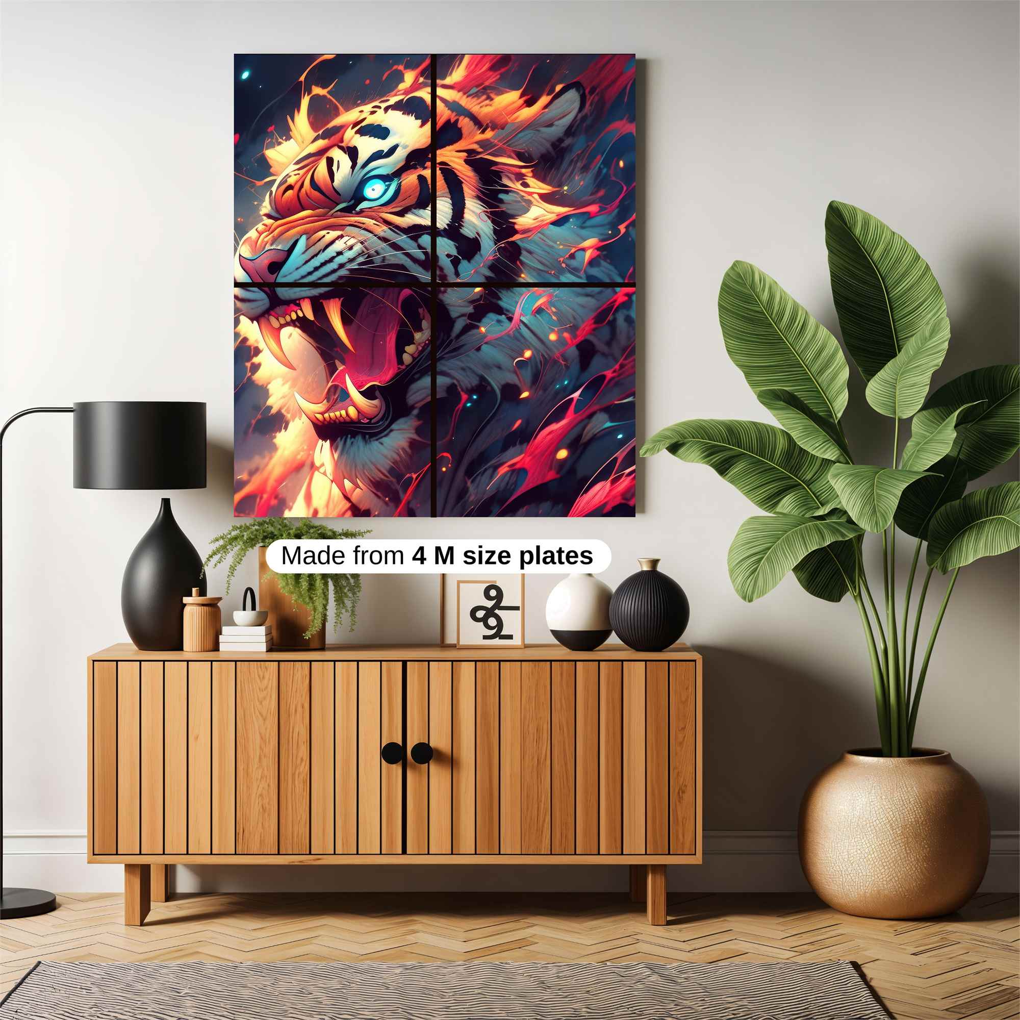 Fiery Wrath Safe Wall Magnetic / M