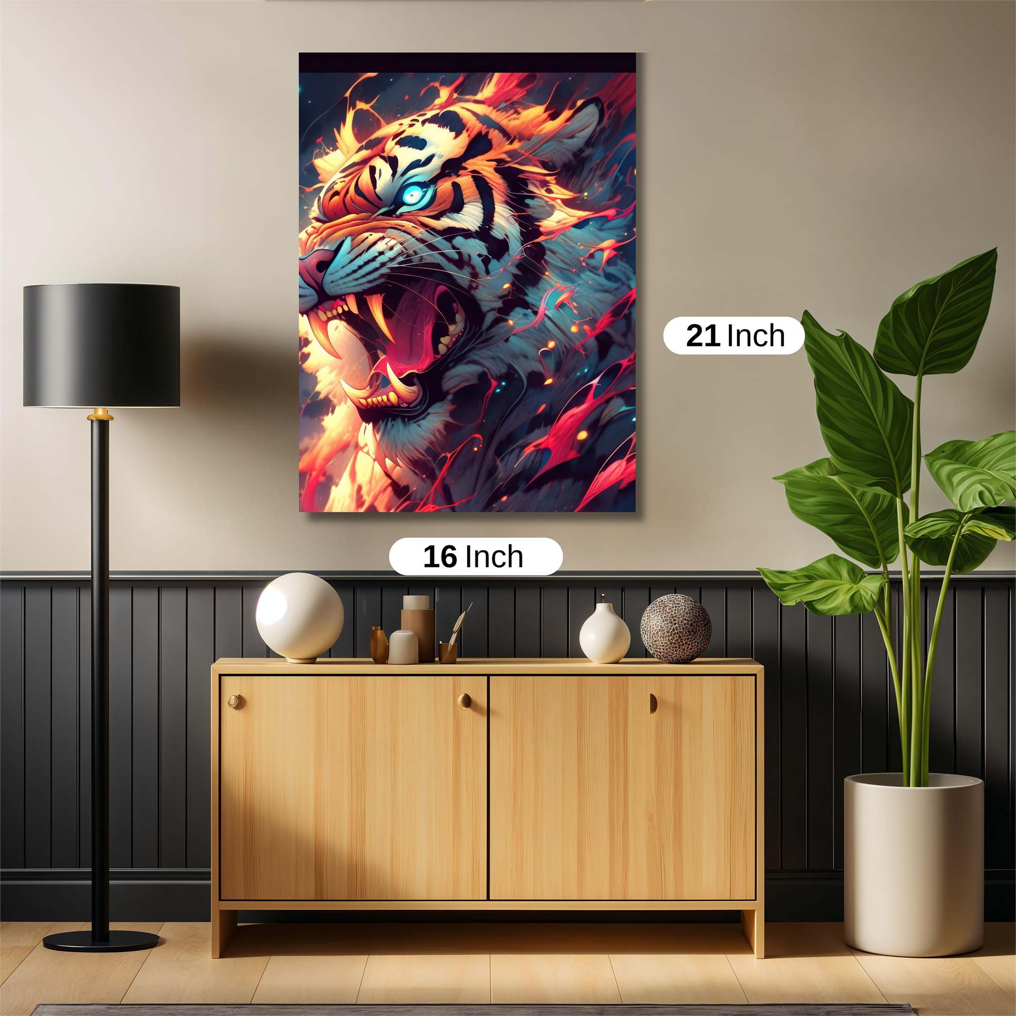 Fiery Wrath Safe Wall Magnetic / M