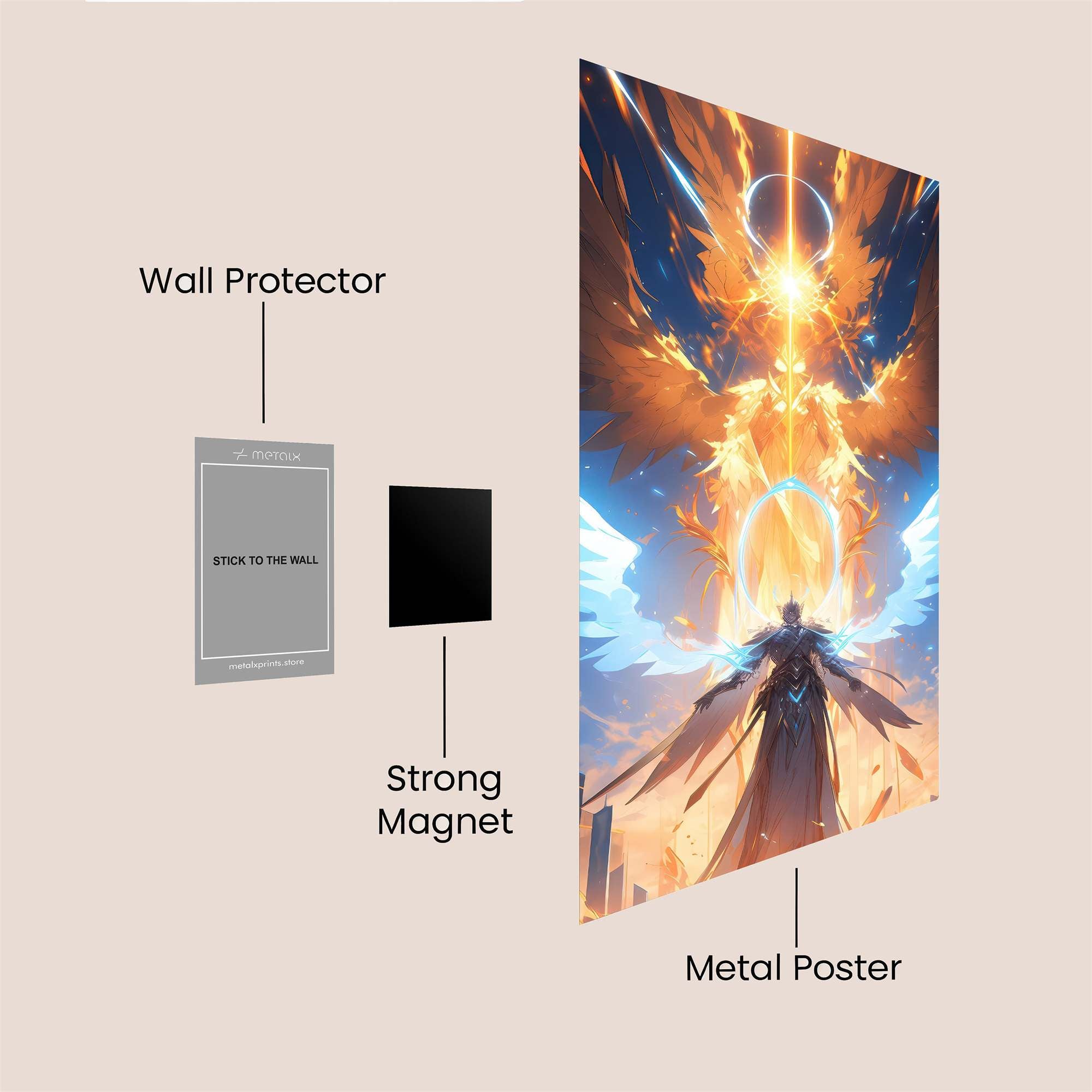 Seraphic Blaze Safe Wall Magnetic / M