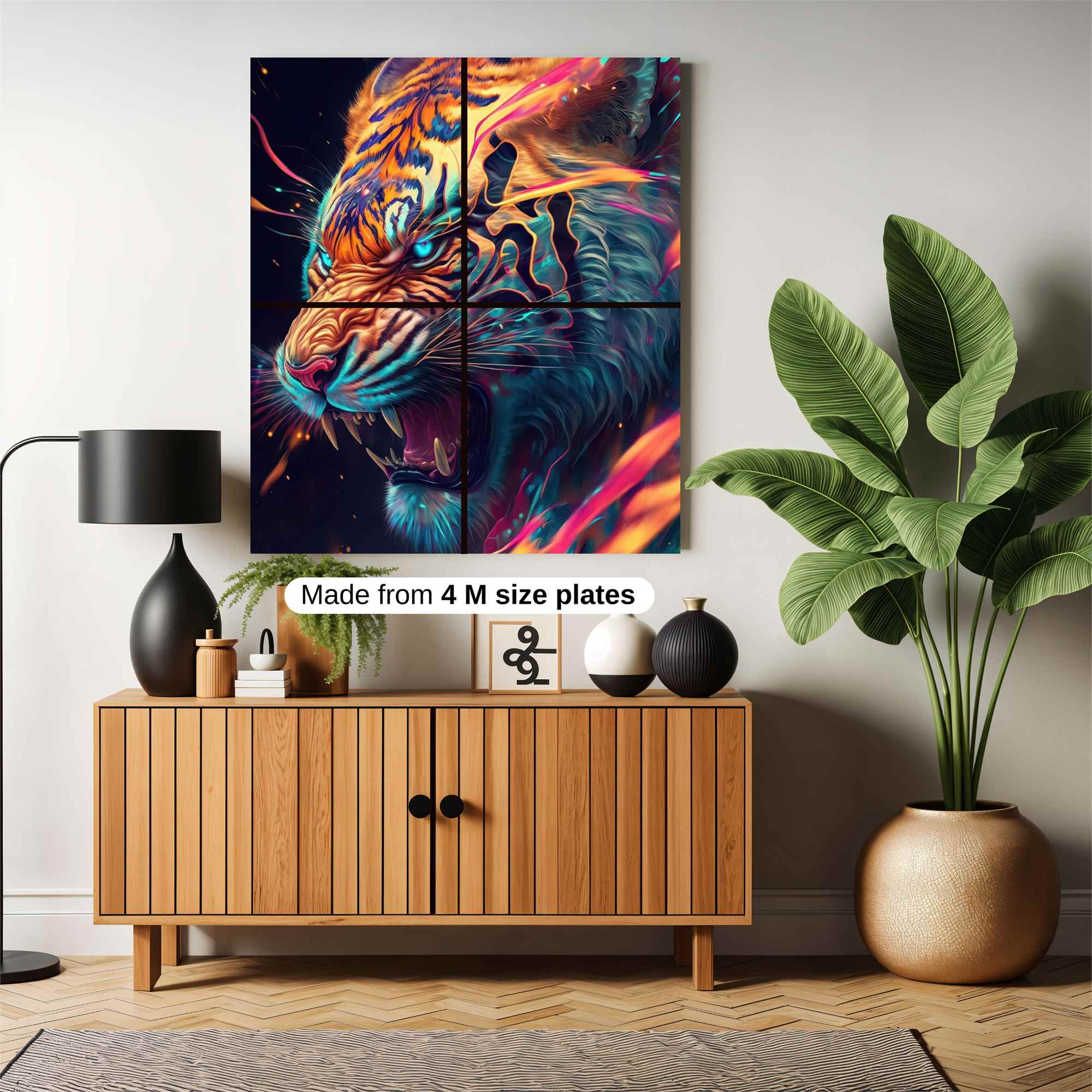 Tiger Blaze Safe Wall Magnetic / M
