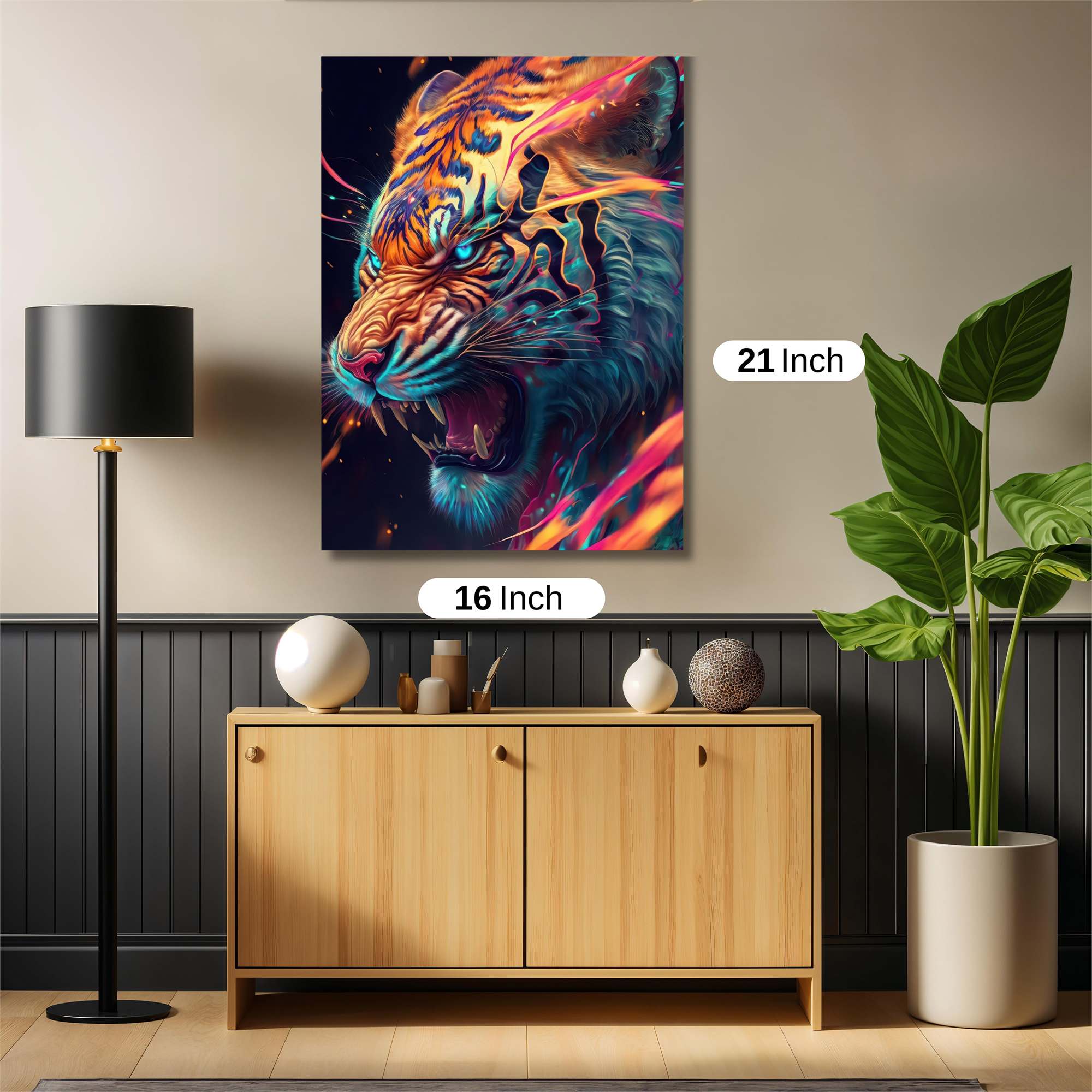 Tiger Blaze Safe Wall Magnetic / M