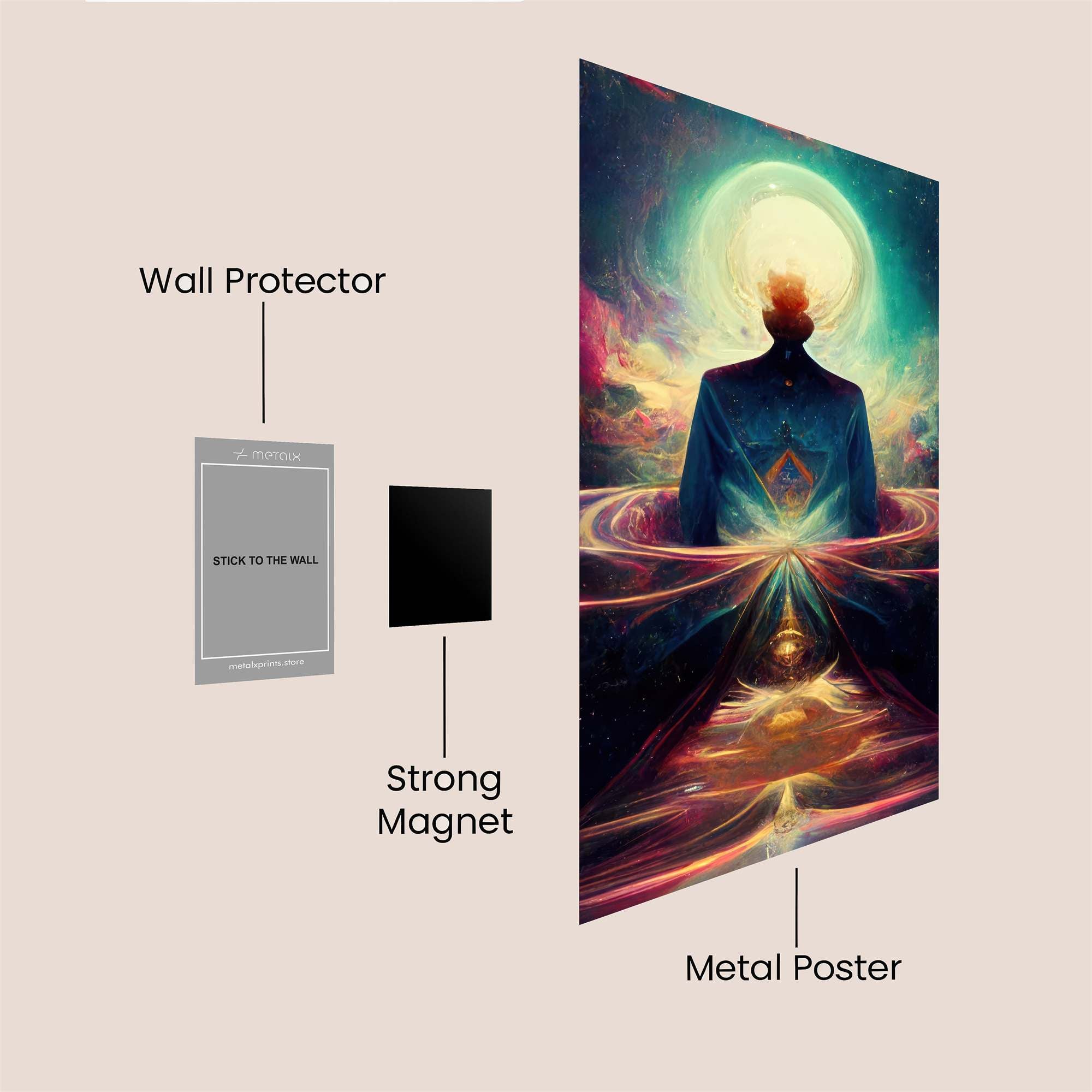 Cosmic Serenity Safe Wall Magnetic / M