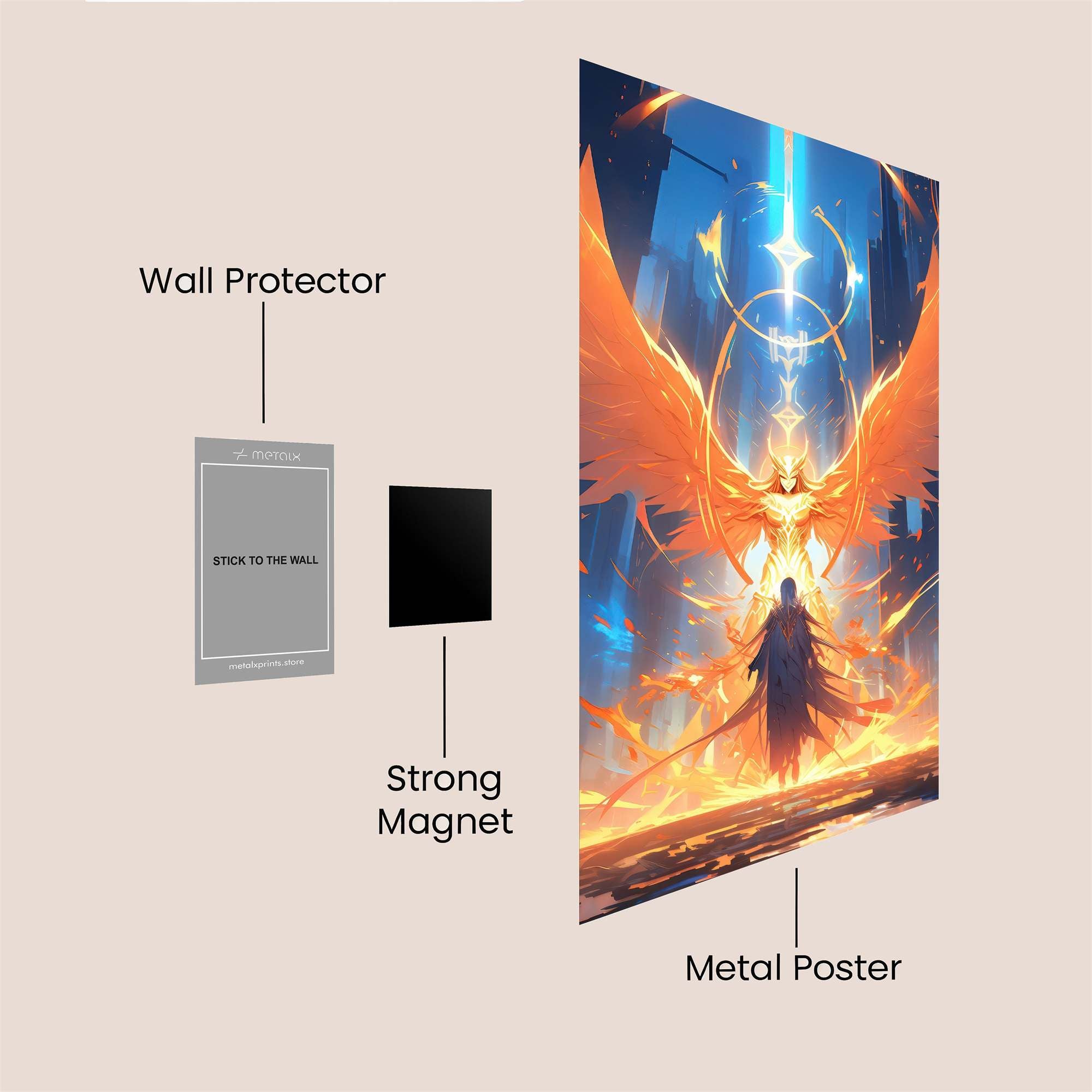 Phoenix Ascension Safe Wall Magnetic / M