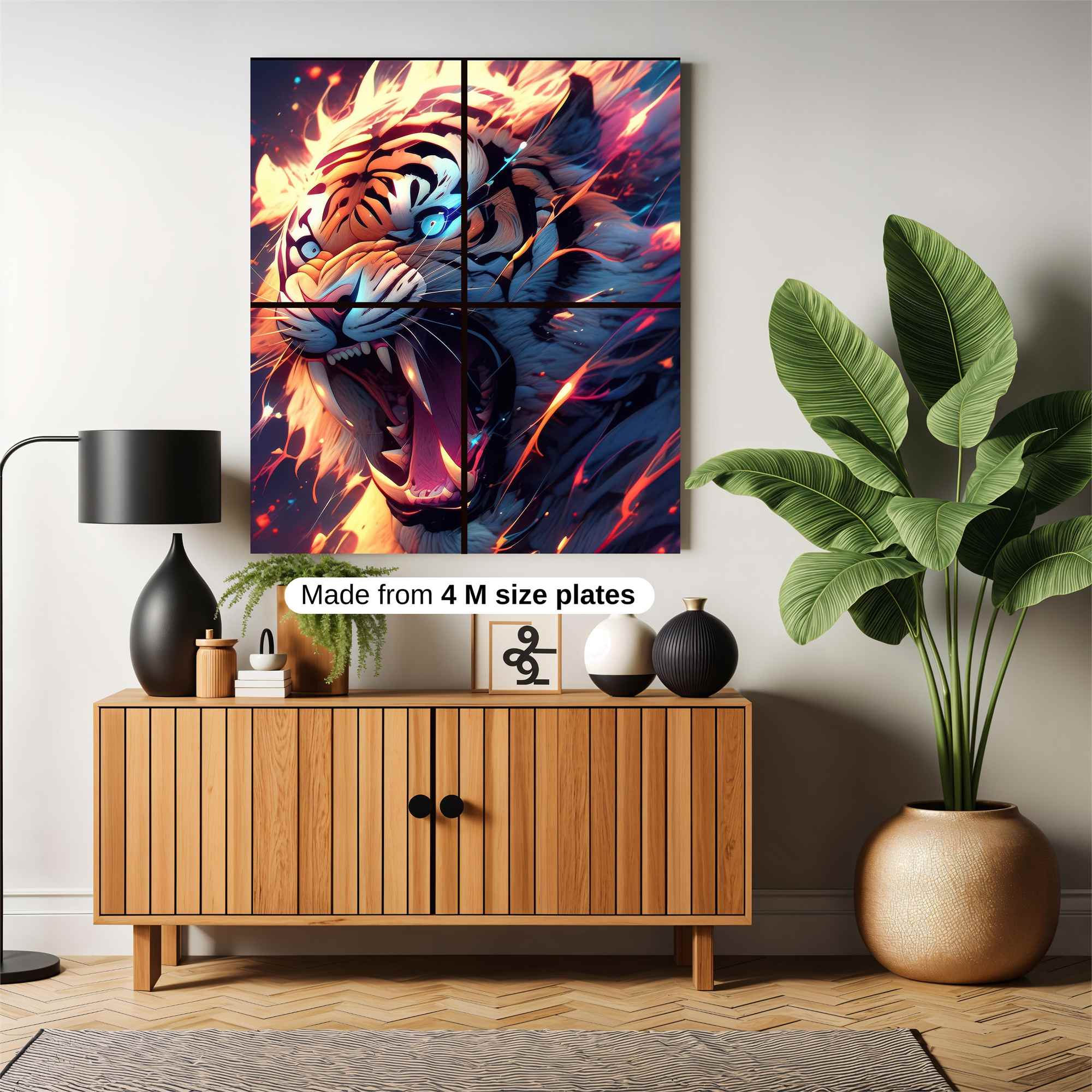 Tiger Blaze Safe Wall Magnetic / M