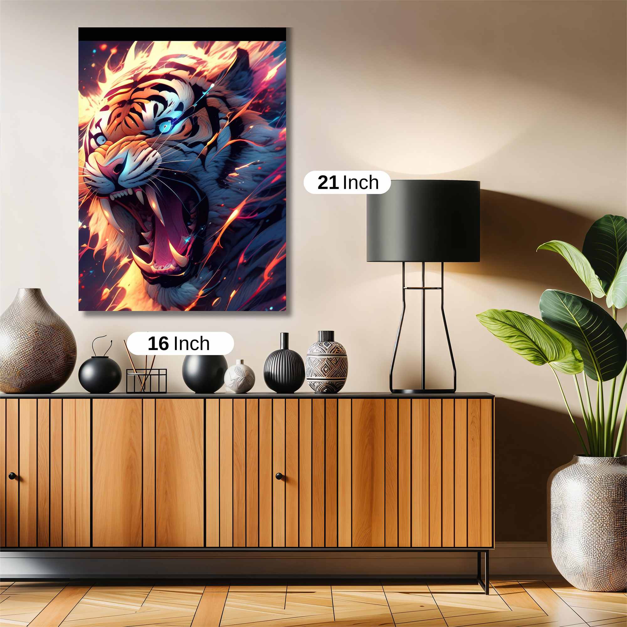 Tiger Blaze Safe Wall Magnetic / M