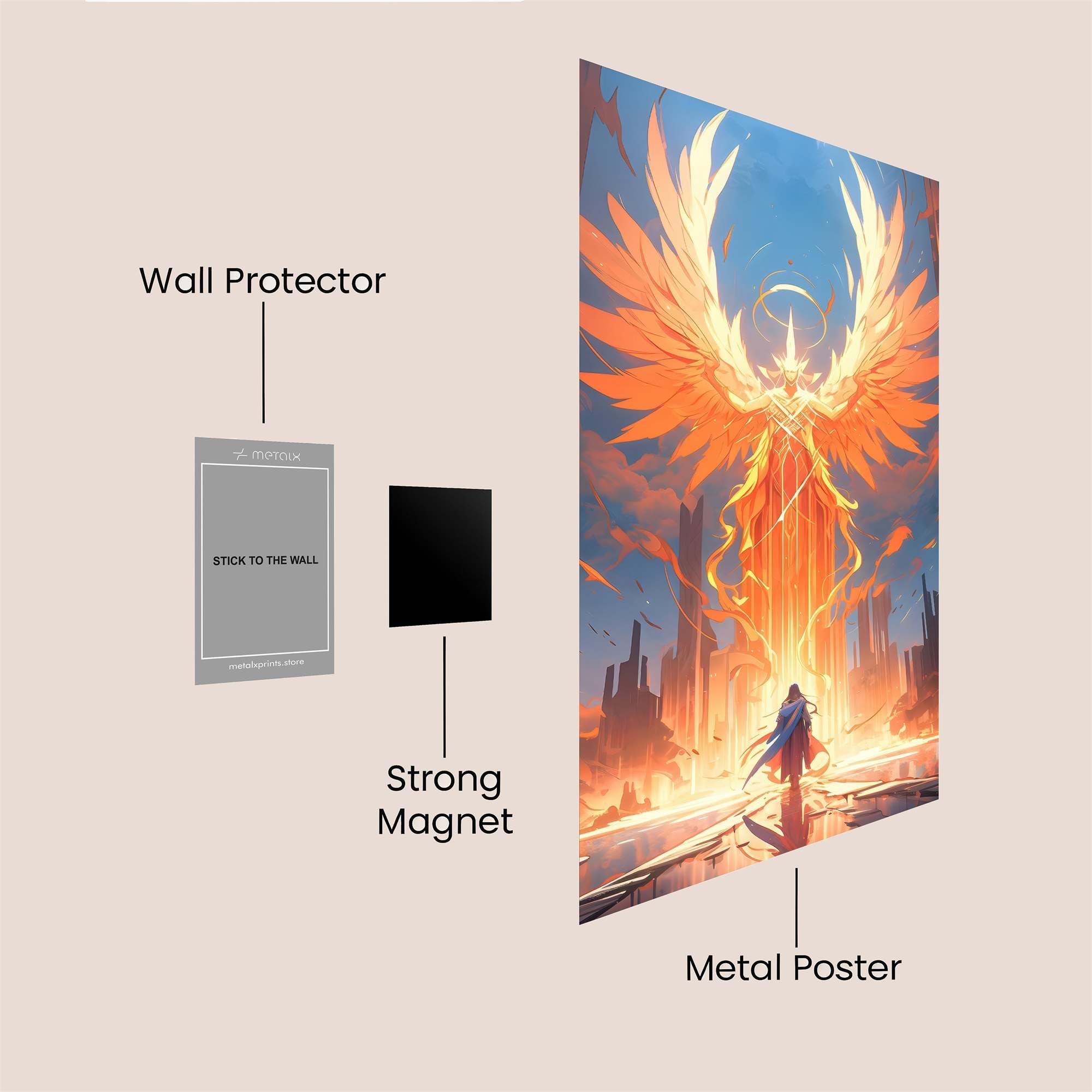 Phoenix Ascend Safe Wall Magnetic / M