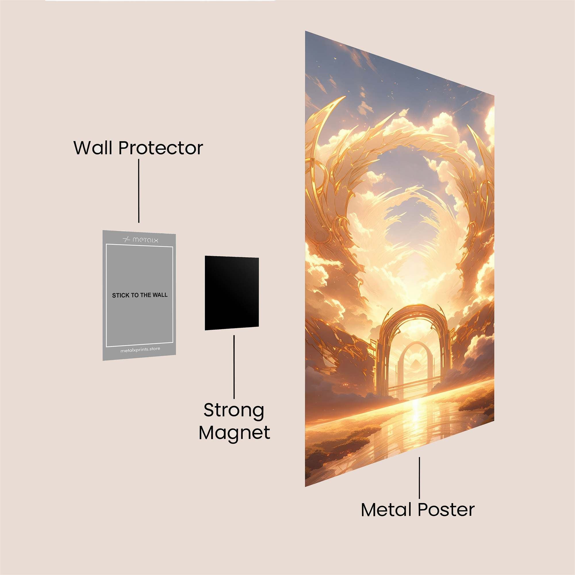Heavenly Portal Safe Wall Magnetic / M