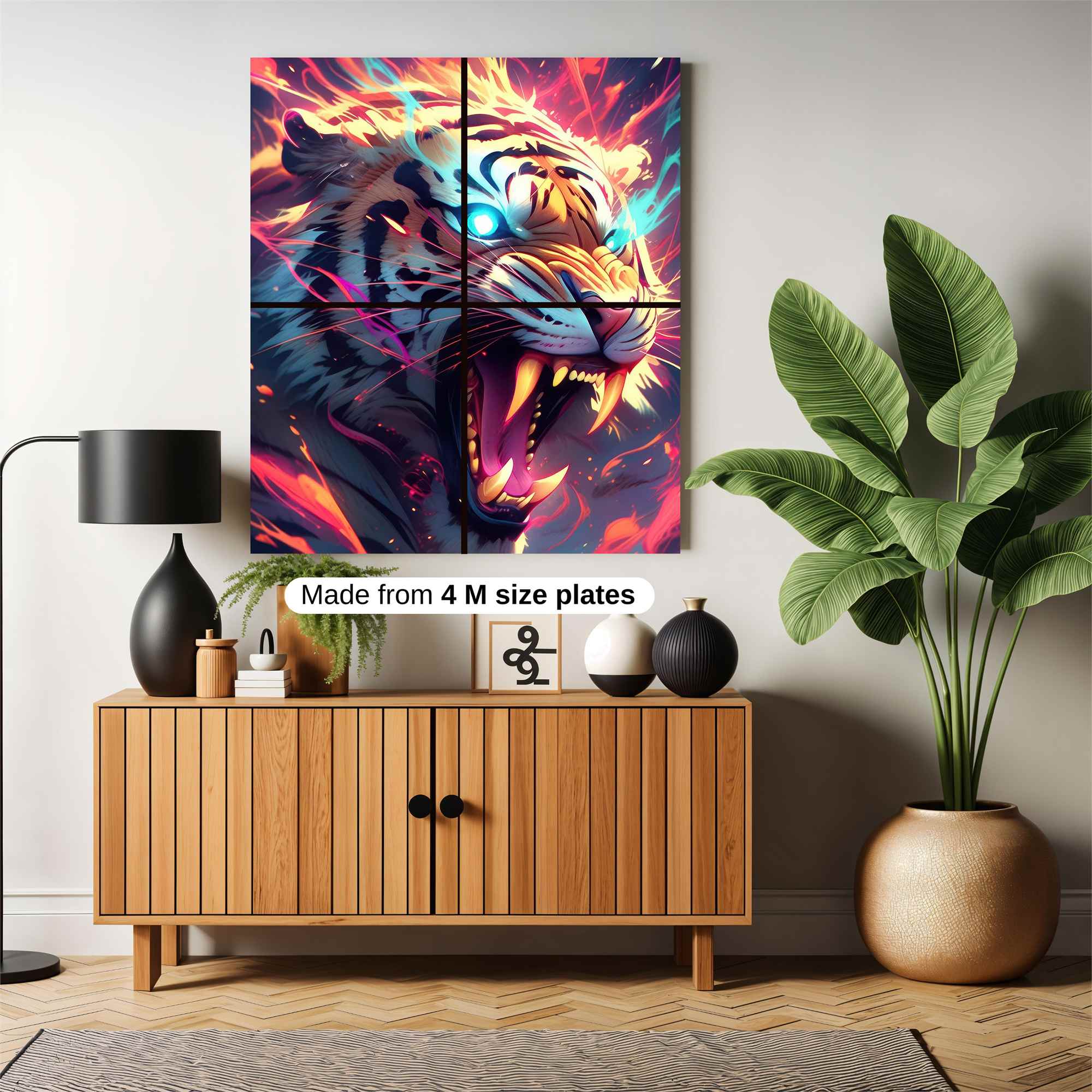 Tiger Blaze Safe Wall Magnetic / M